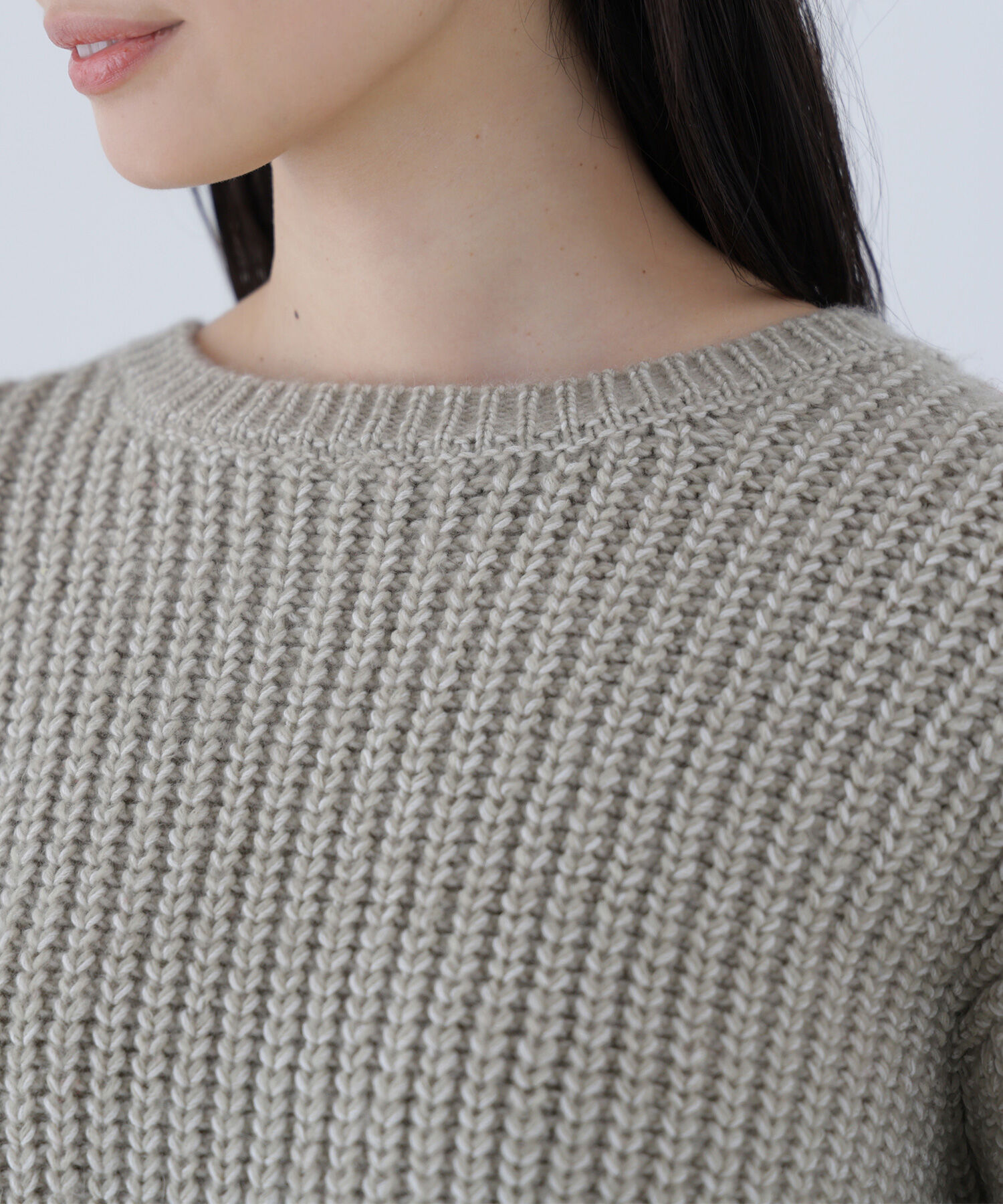  「ローゲージボクシーニット」|ニット・セーター|