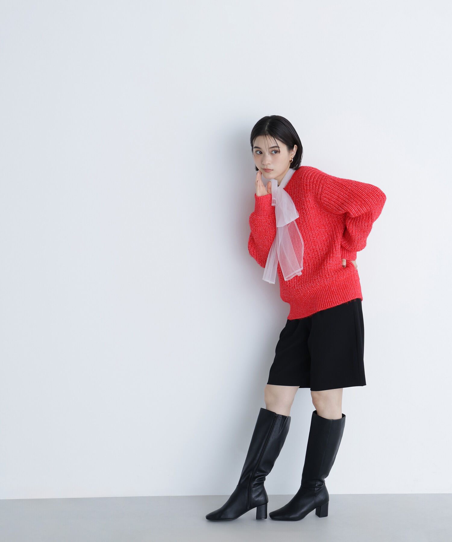  「ローゲージボクシーニット」|ニット・セーター|