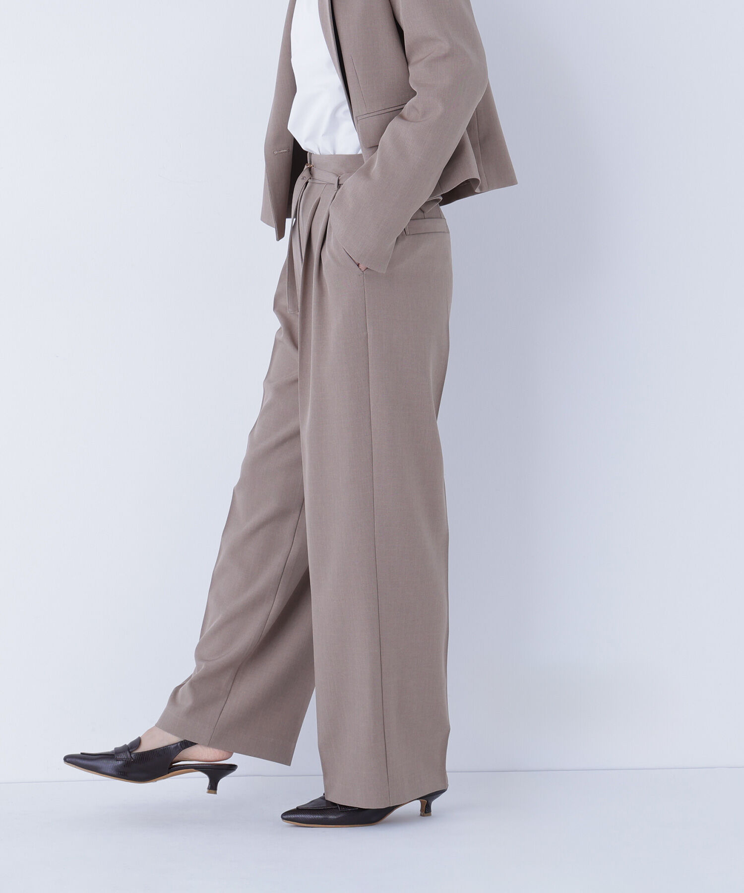  「クラッシー SETUP ツータックパンツ」|その他|