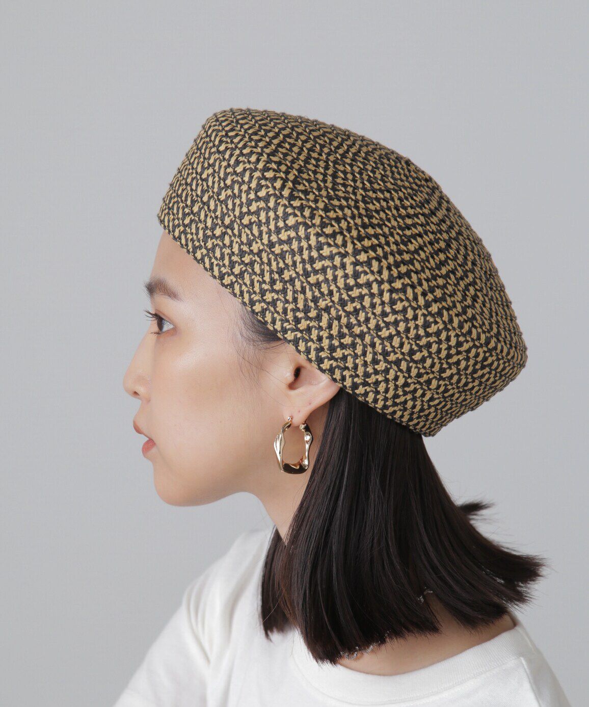  「ミックスペーパーブレードベレー」|ソックス|ブラック