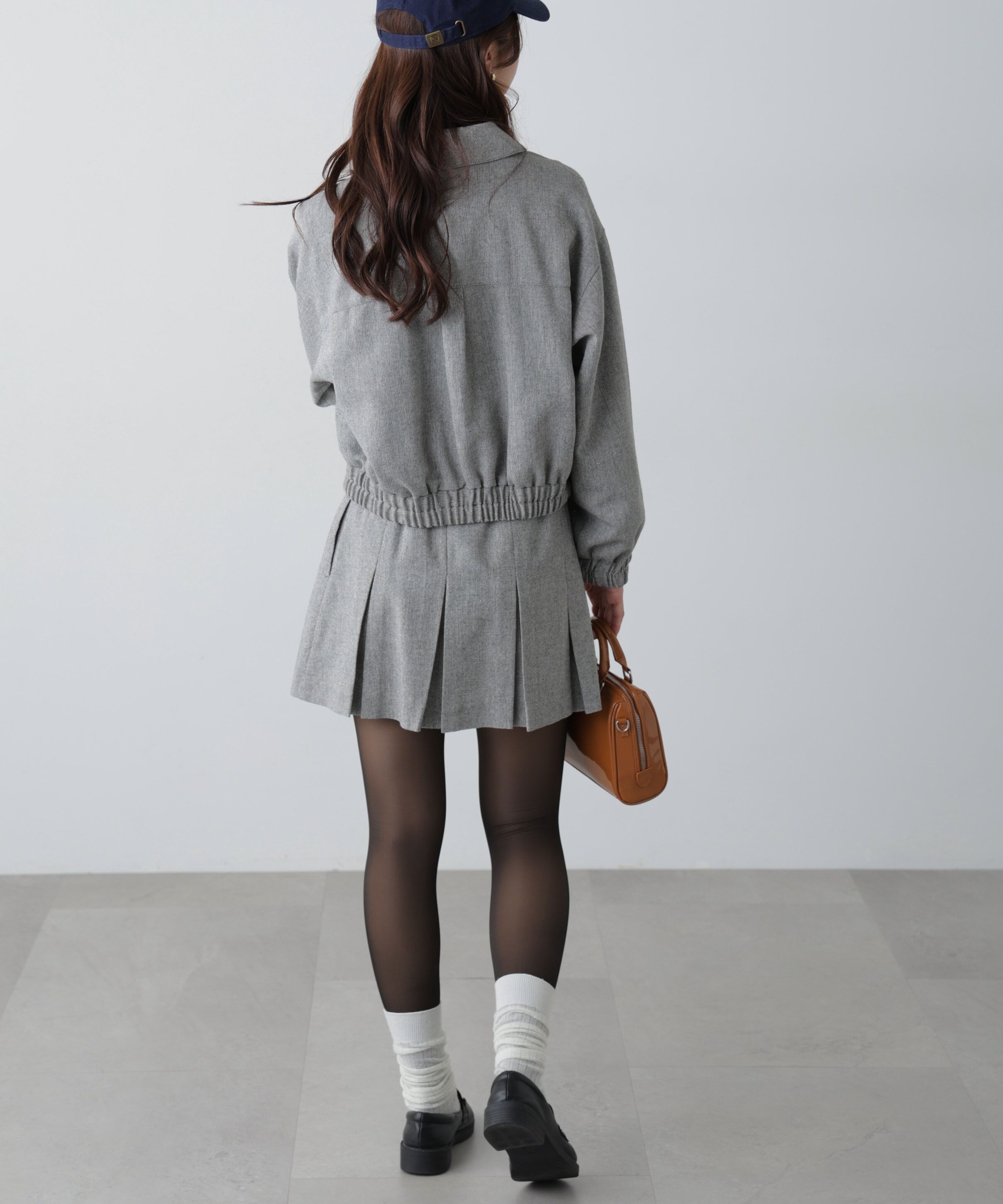  「ボックスプリーツミニスカート」|スカート|