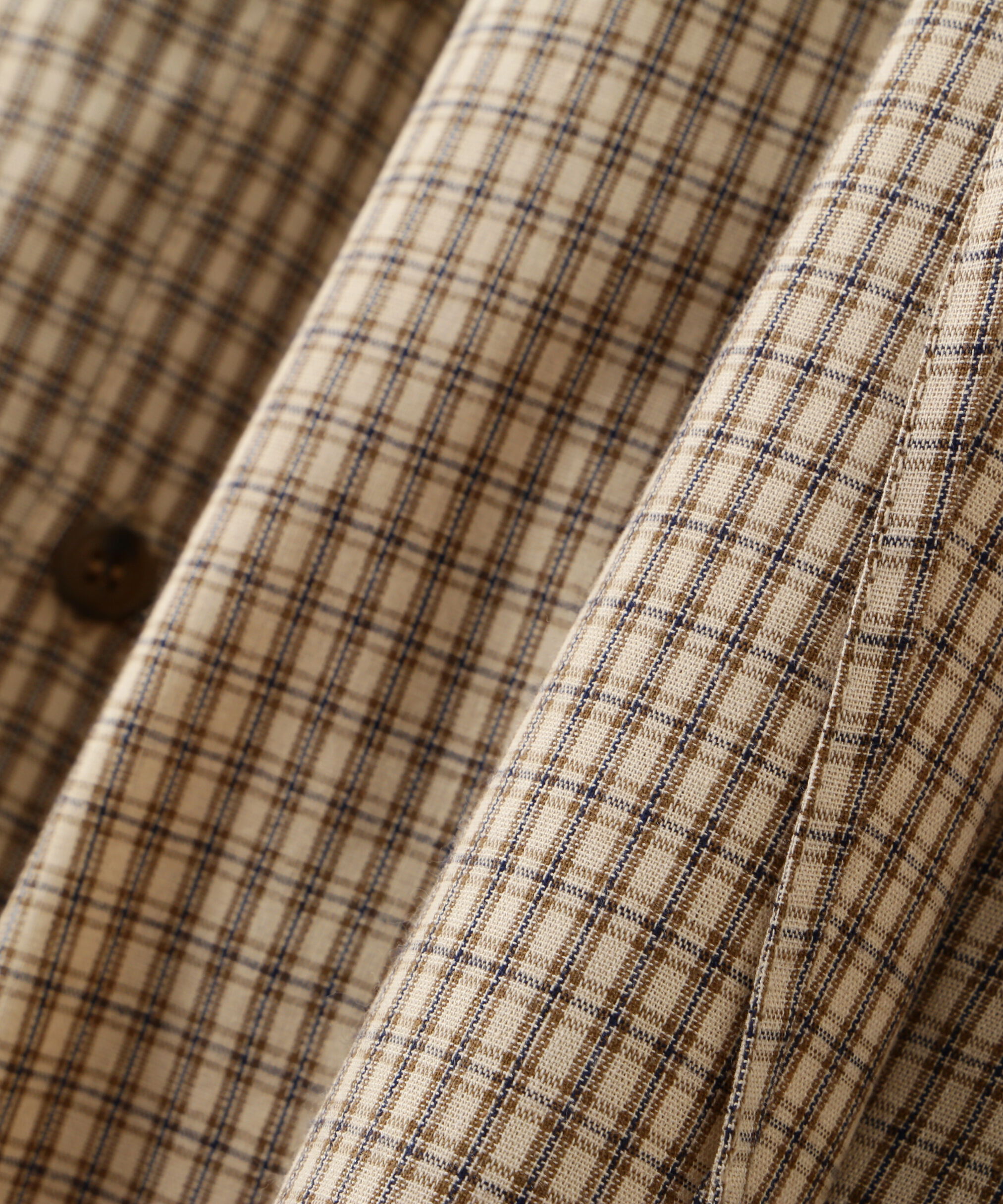  「ミニチェック肩フリルティアードミニワンピース」|ワンピース|