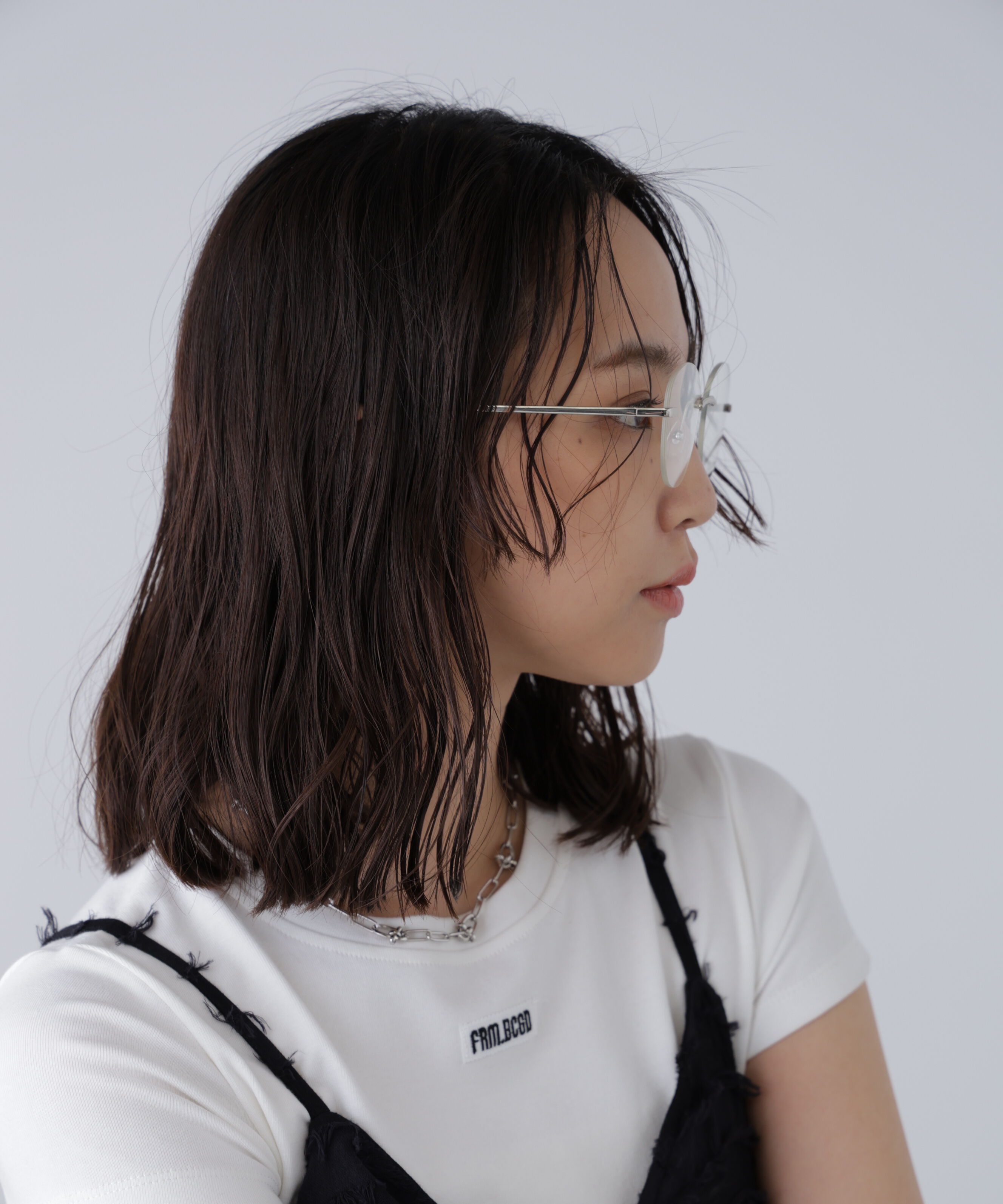  「リムレスメガネ」|ハンカチ|