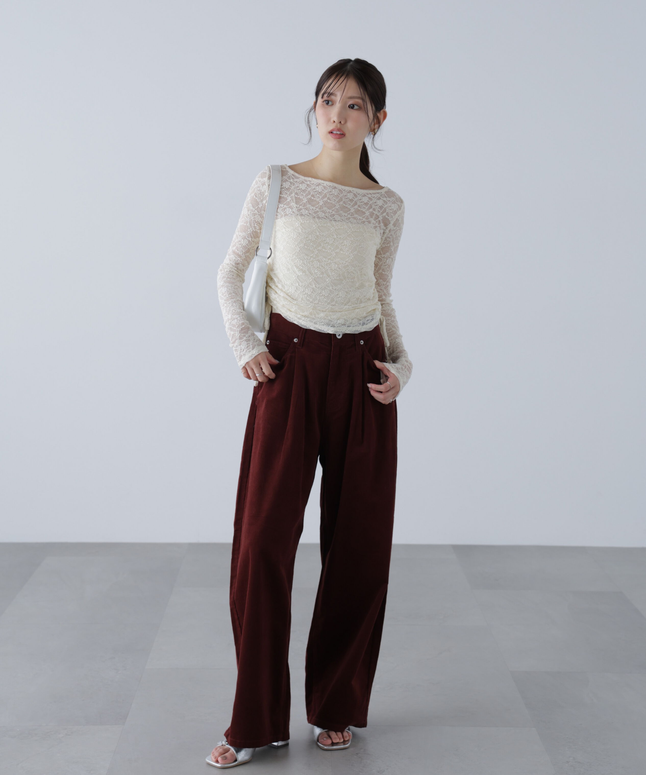  「コーデュロイタックコクーンパンツ」|その他|