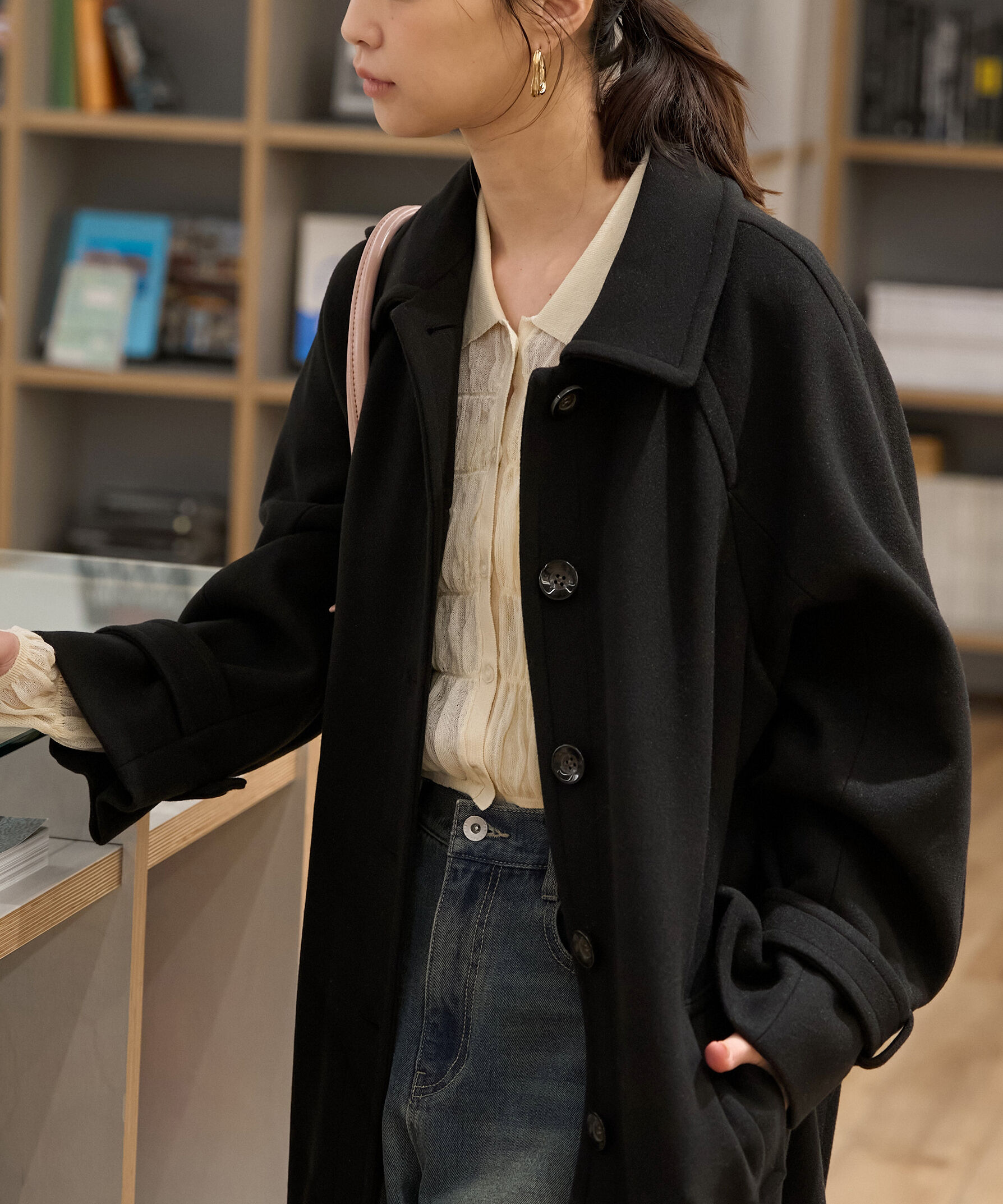  「2wayステンカラーロングコート」|その他|