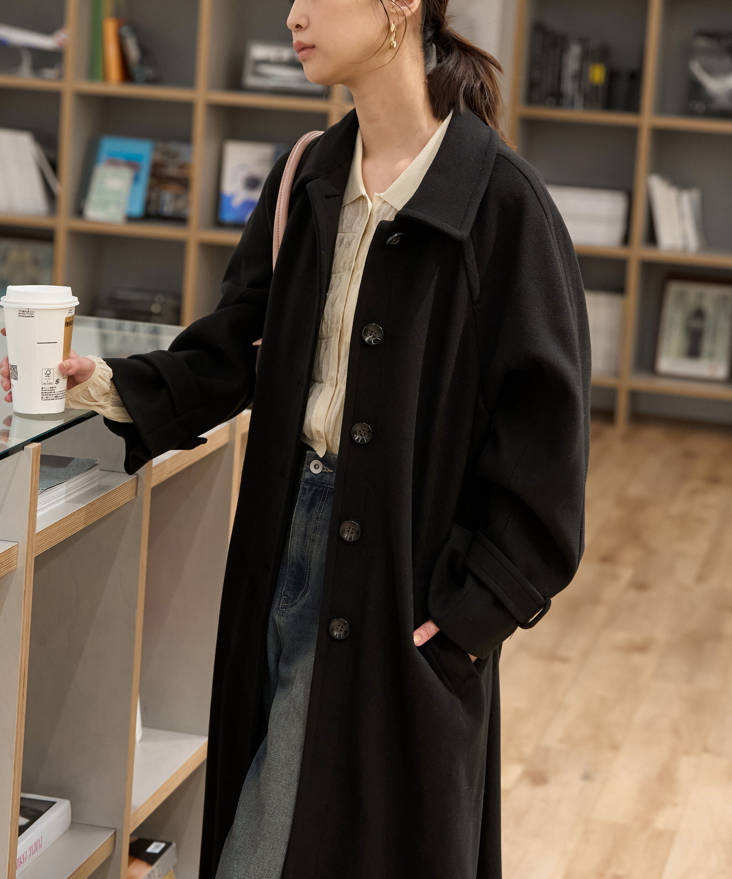  「2wayステンカラーロングコート」|その他|