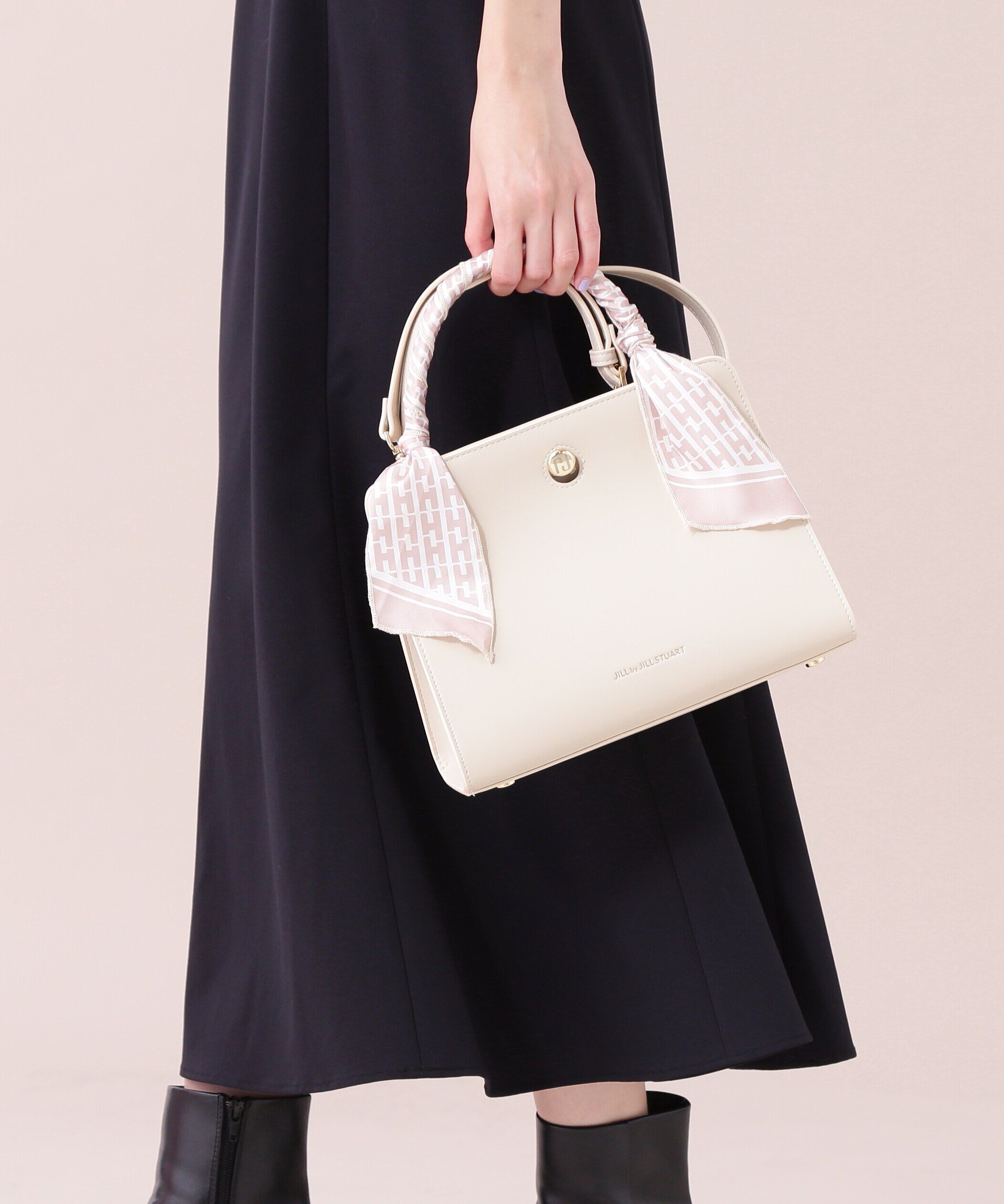  「クラッシーハンドルトートバッグ」|その他|ホワイト