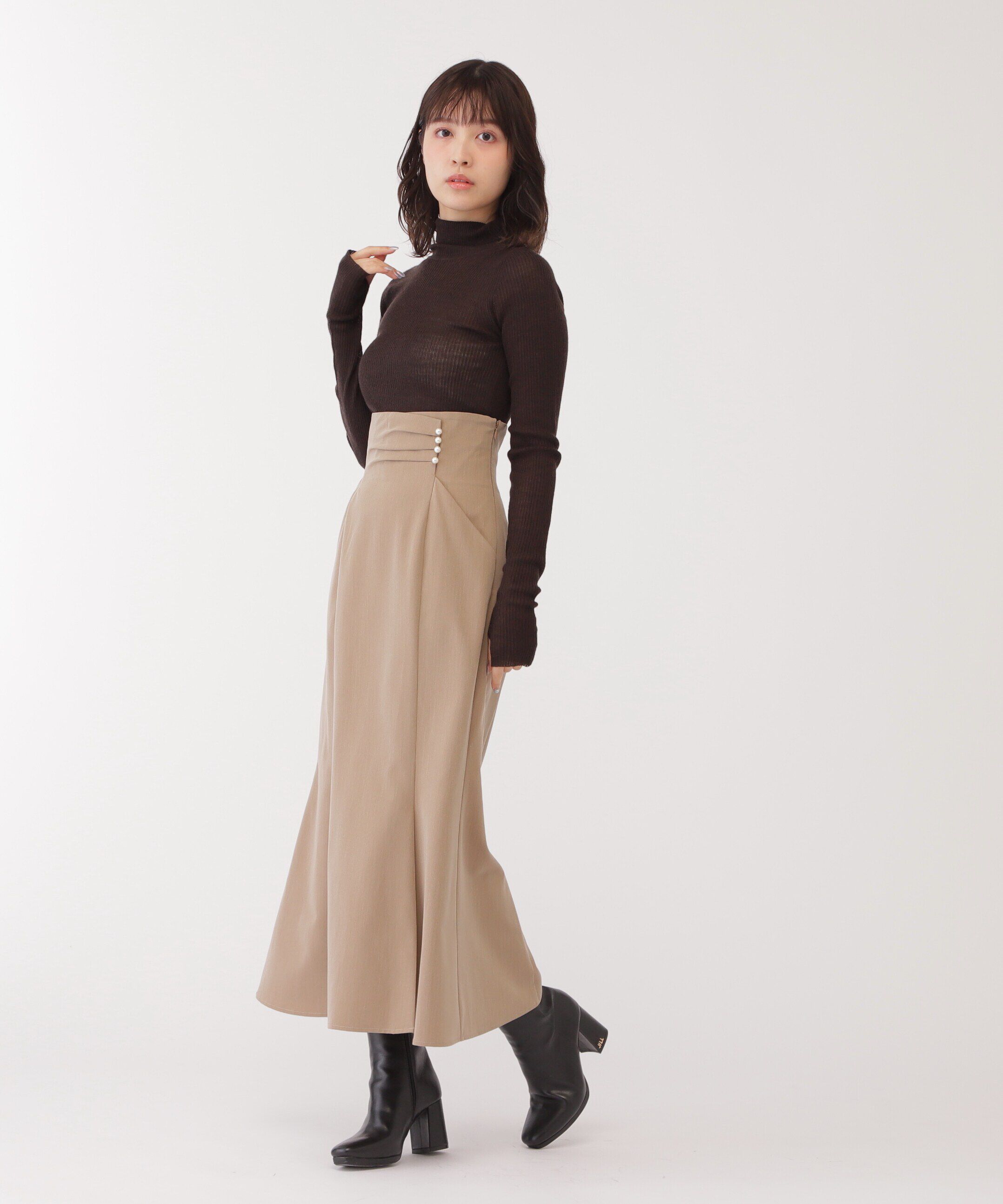  「◆ドレープマーメイドスカート」|スカート|