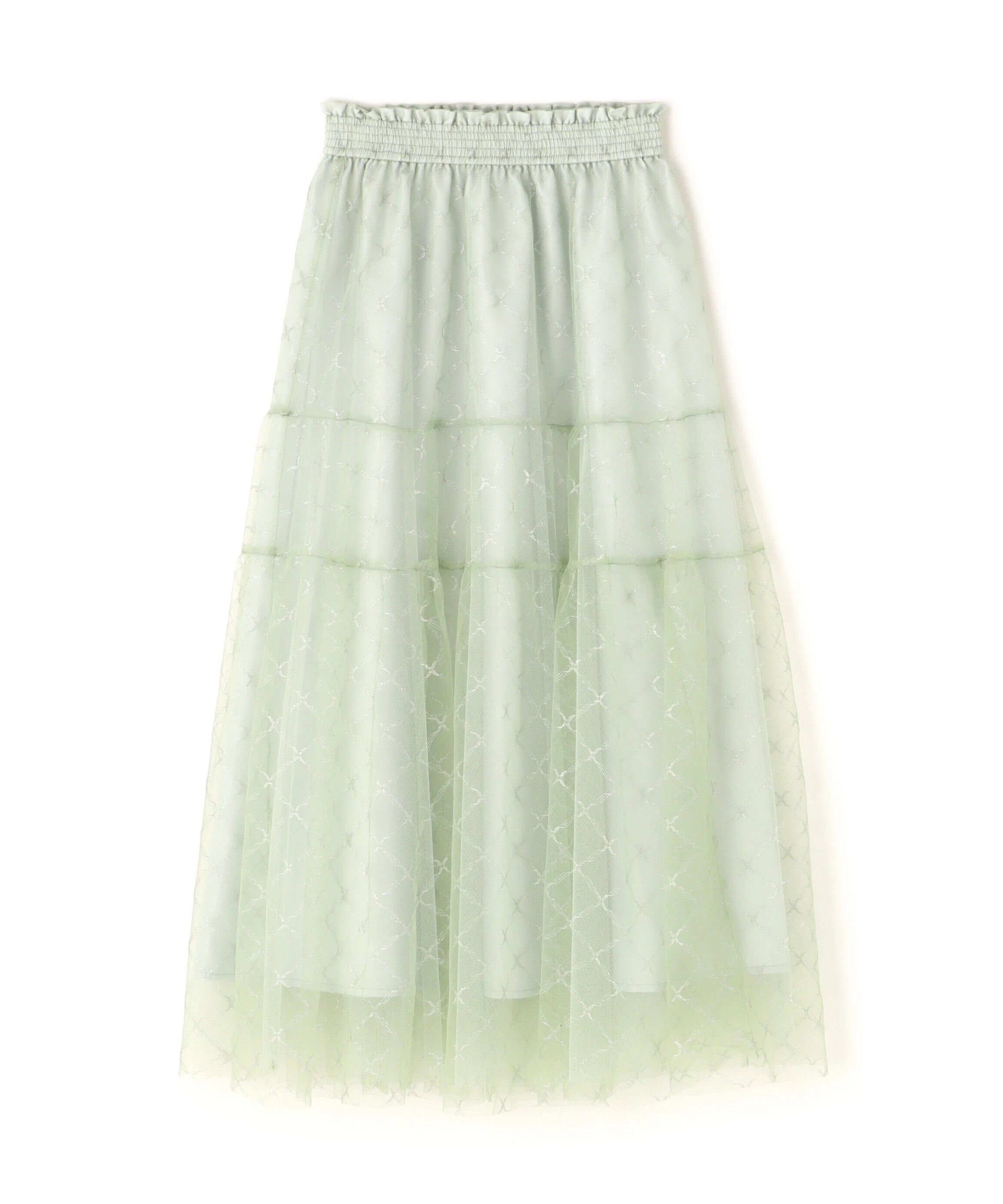  「ラメチュールティアードスカート」|スカート|