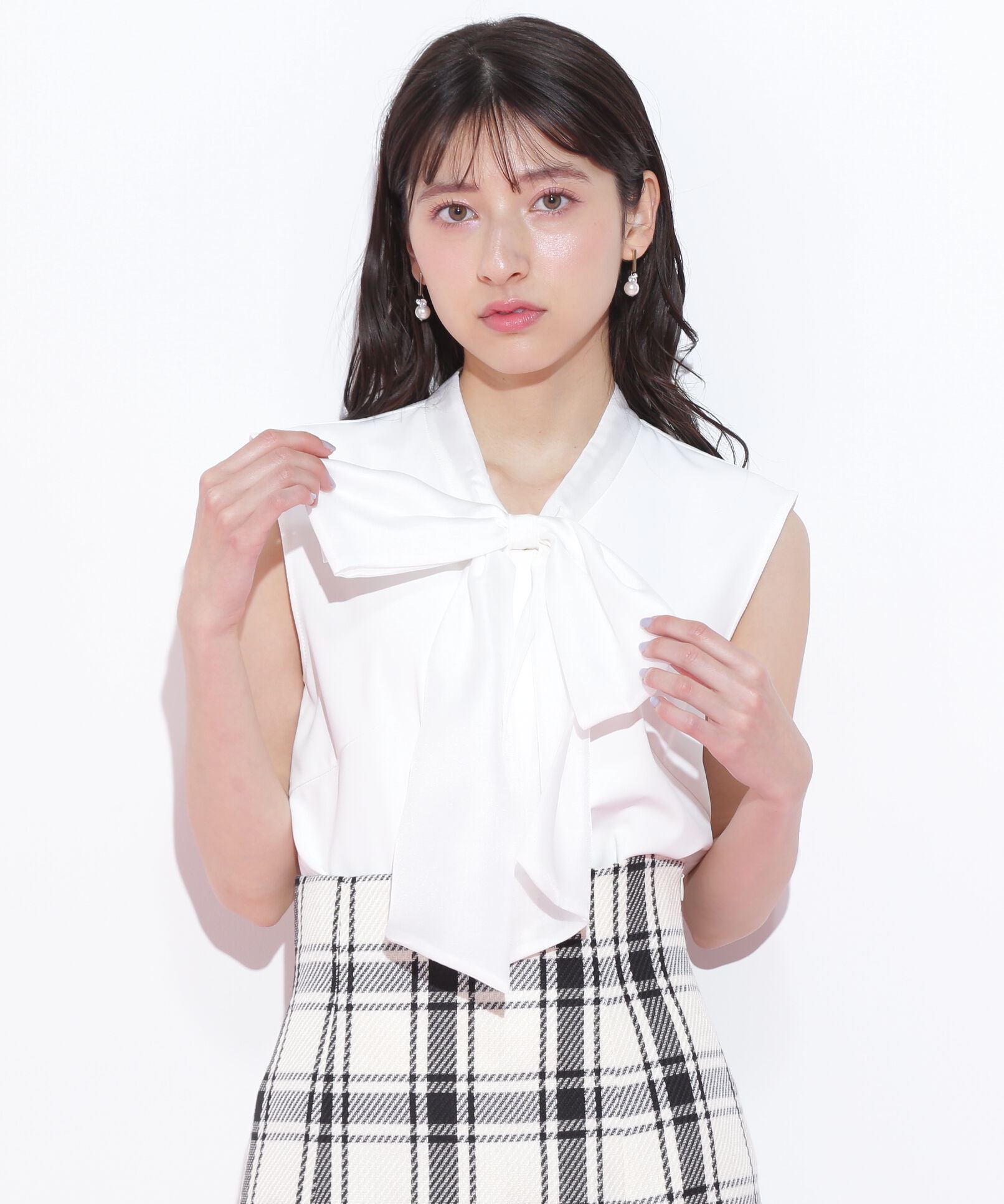  「ビッグボウタイブラウス」|シャツ・ブラウス|