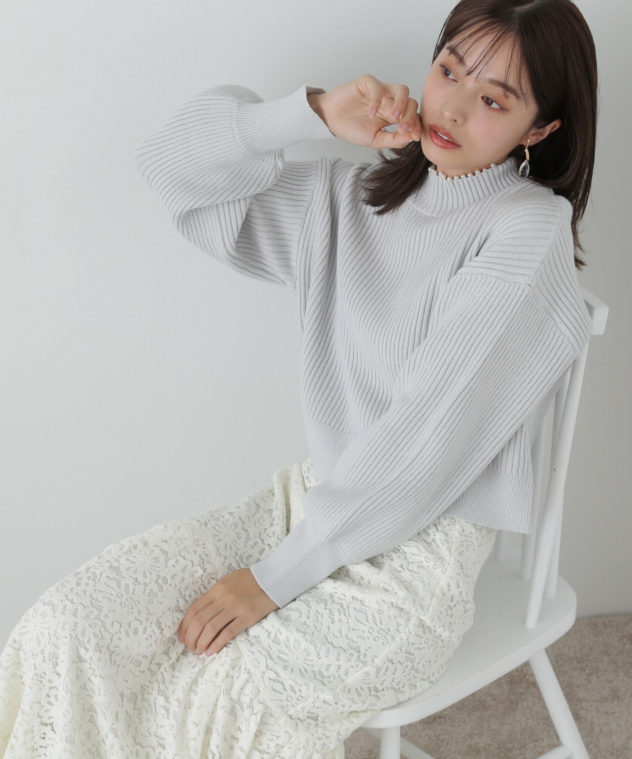 PROPORTION BODY DRESSING「モールレースマーメイドスカート」|スカート|