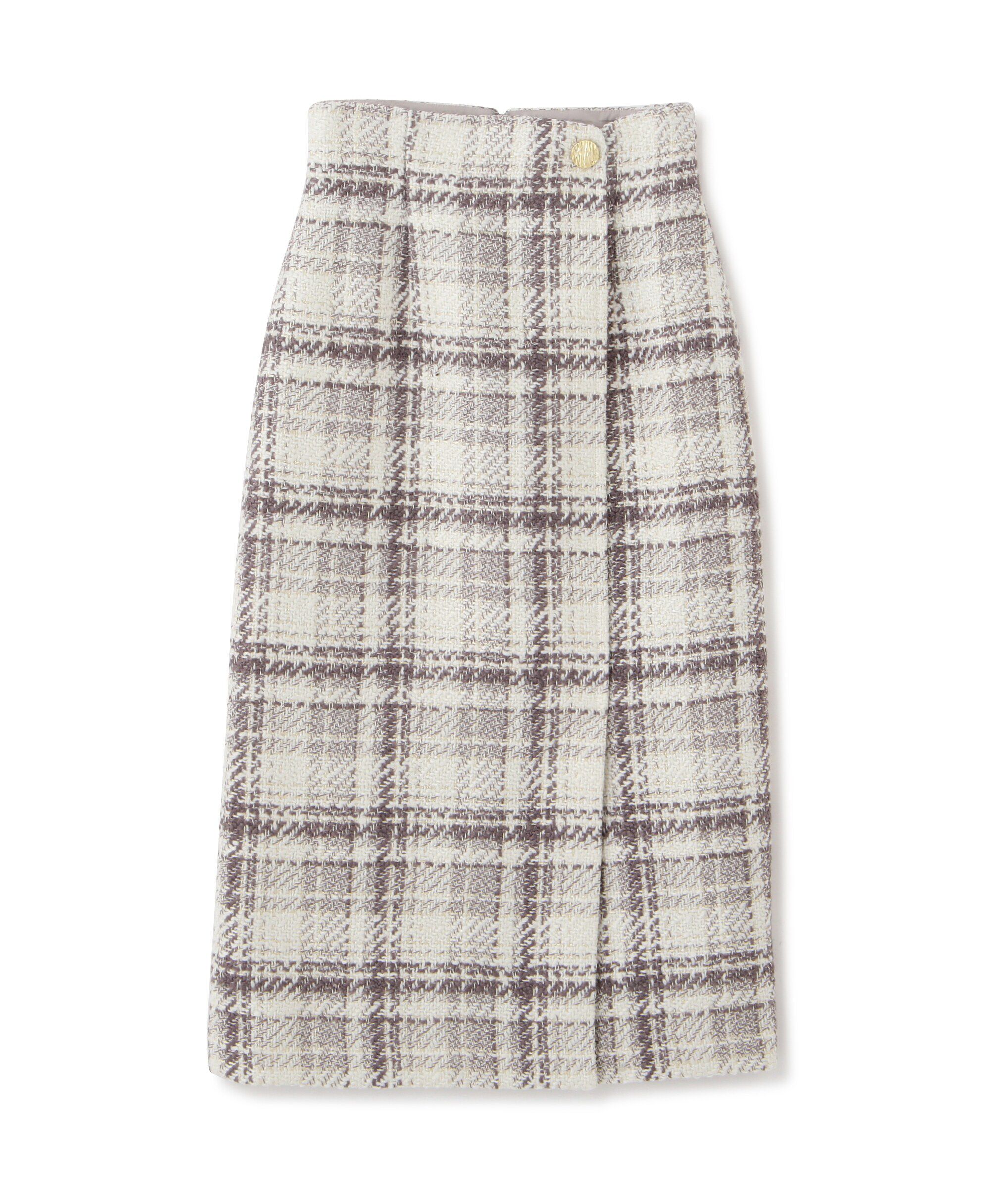 PROPORTION BODY DRESSING「チェックラップ風スカート」|スカート|