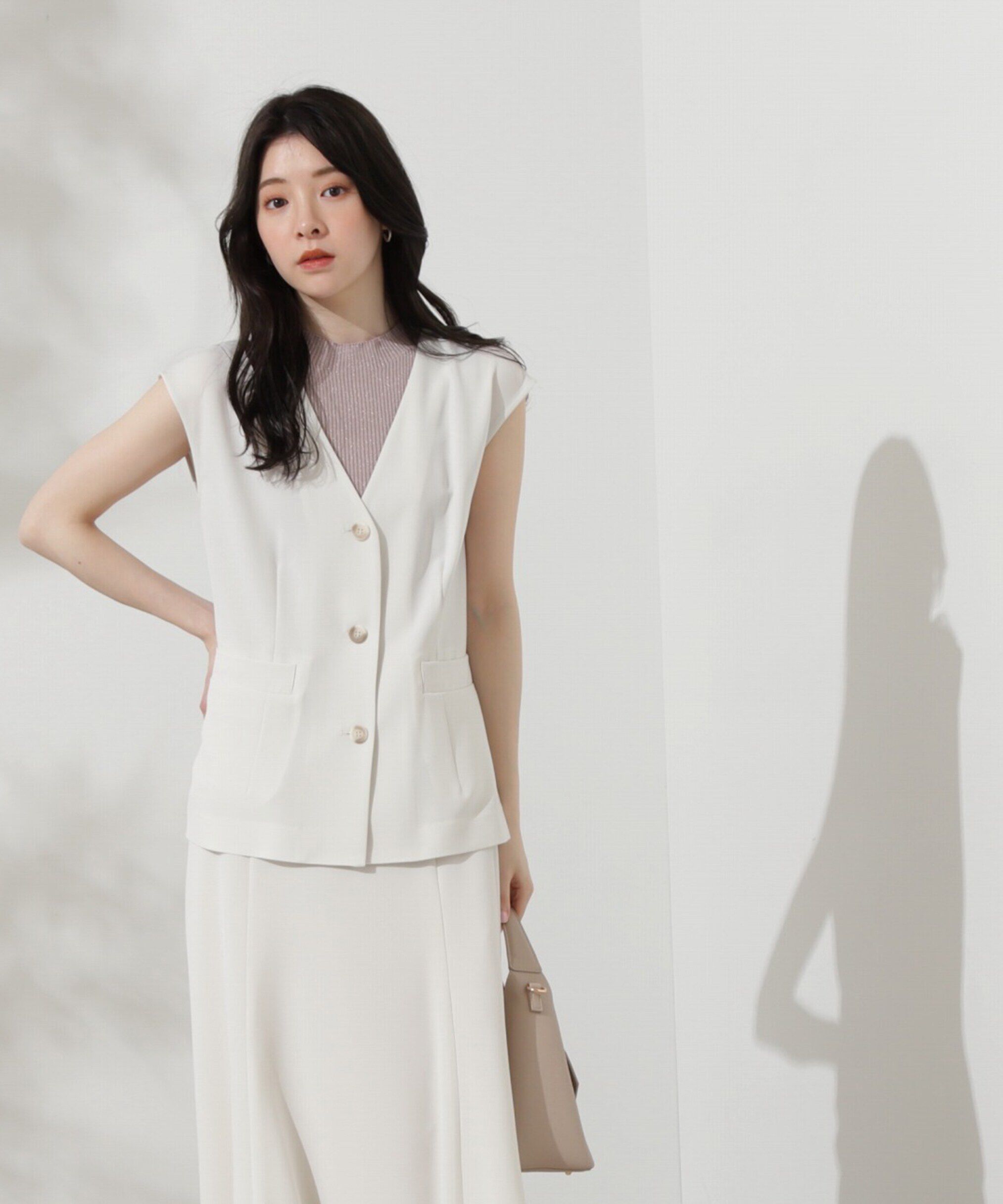 PROPORTION BODY DRESSING「ジレ&times;リブノースリニットセット」|その他|