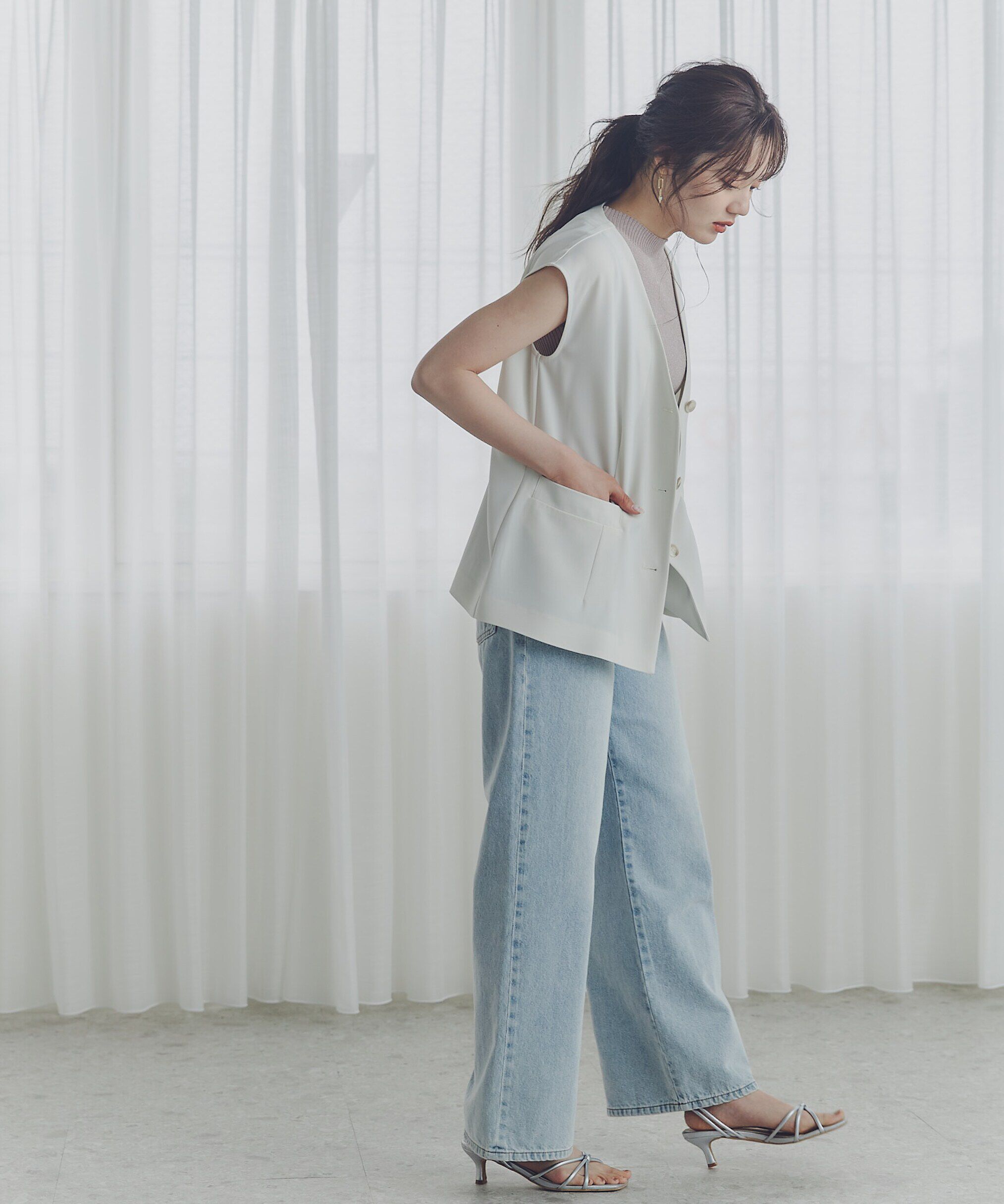 PROPORTION BODY DRESSING「ジレ&times;リブノースリニットセット」|その他|