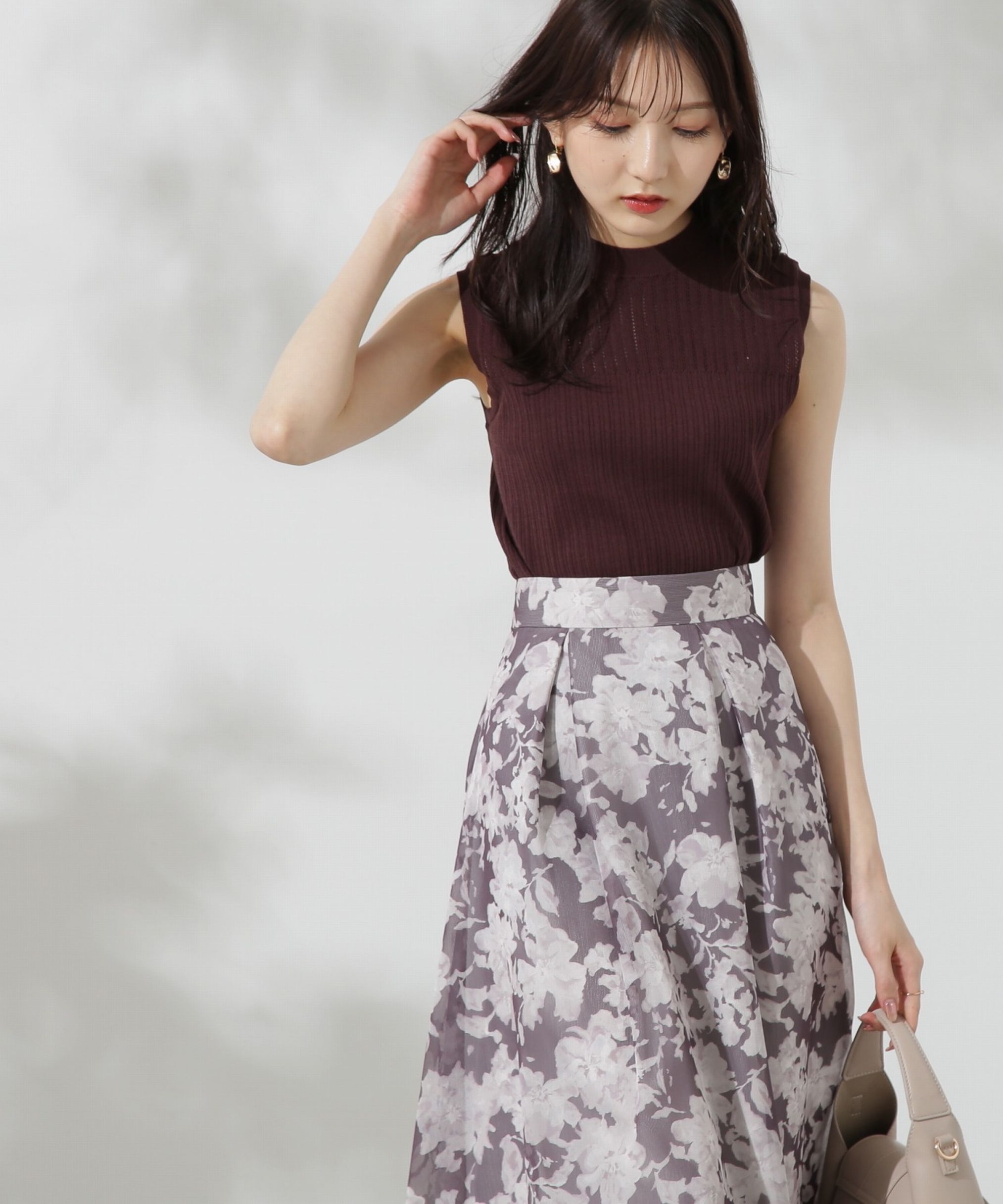 PROPORTION BODY DRESSING「アイレットノースリーブニット」|ニット・セーター|