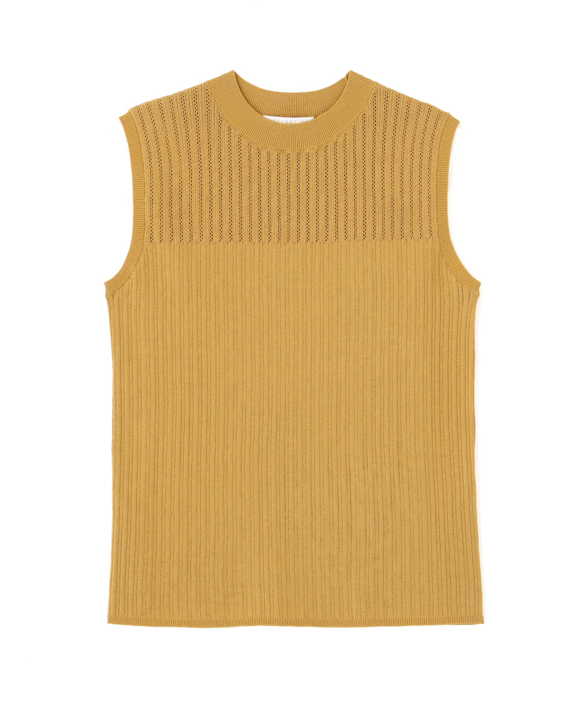 PROPORTION BODY DRESSING「アイレットノースリーブニット」|ニット・セーター|