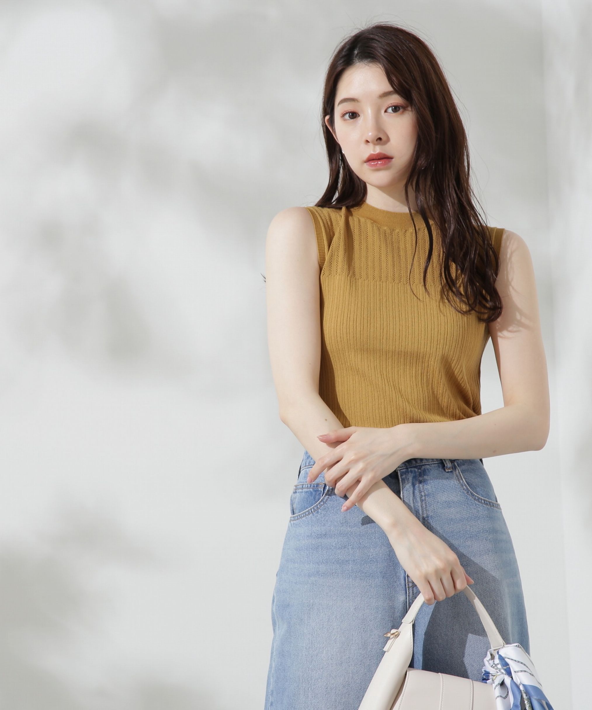 PROPORTION BODY DRESSING「アイレットノースリーブニット」|ニット・セーター|