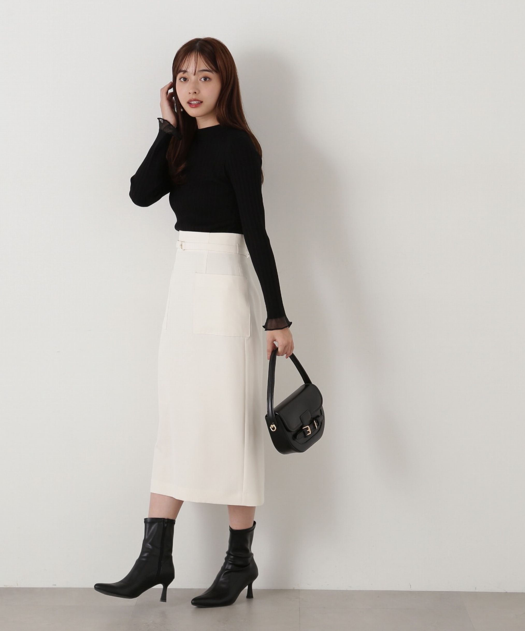 PROPORTION BODY DRESSING「フロントポケットタイトスカート」|スカート|