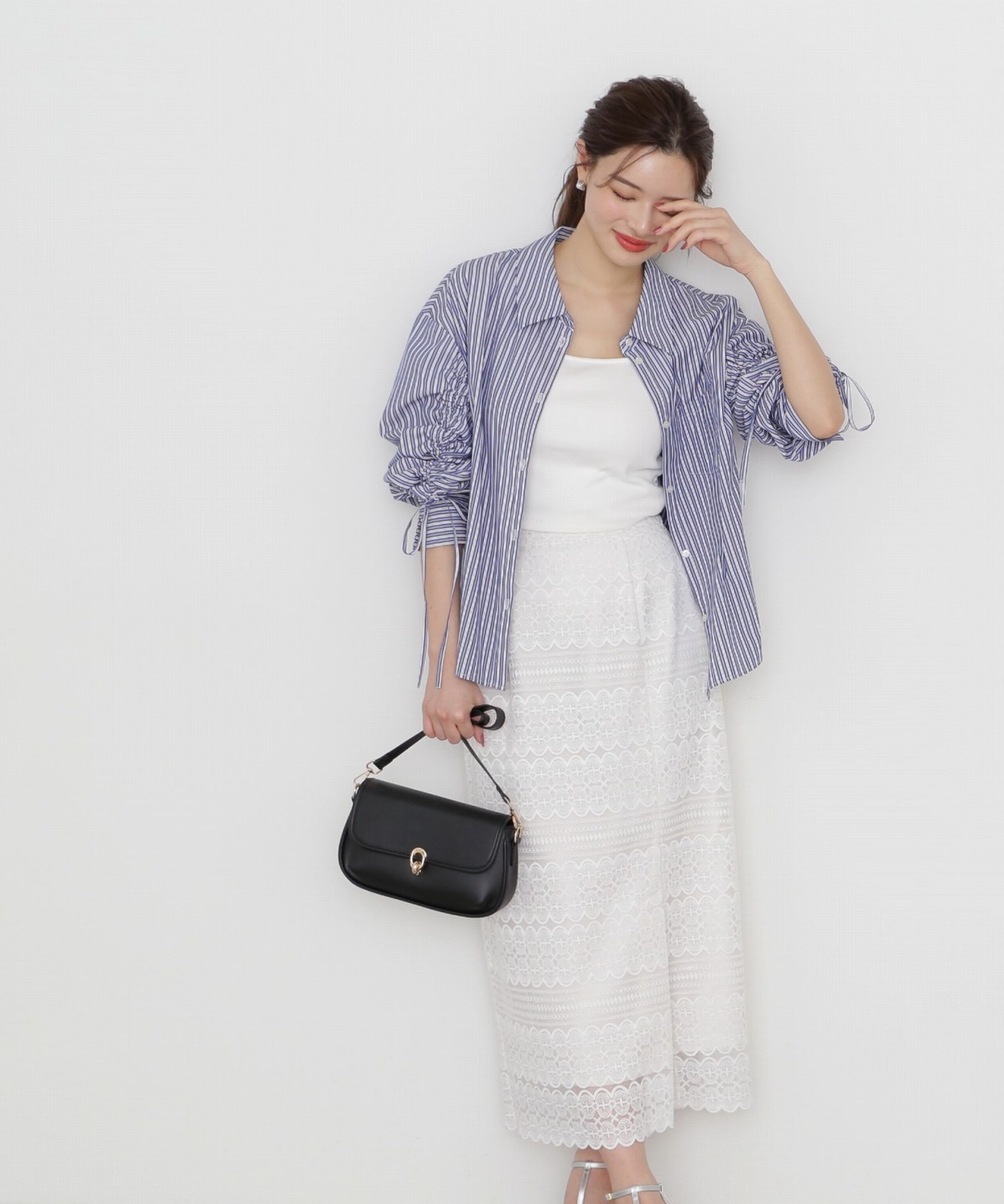 PROPORTION BODY DRESSING「リボンシャツ」|シャツ・ブラウス|