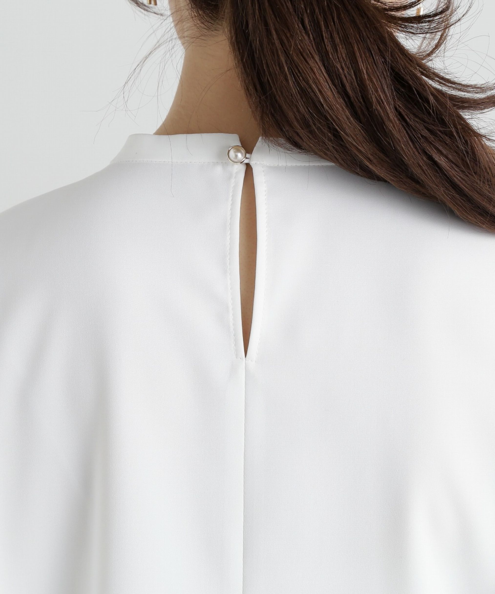 PROPORTION BODY DRESSING「パールポイントタックブラウス」|シャツ・ブラウス|