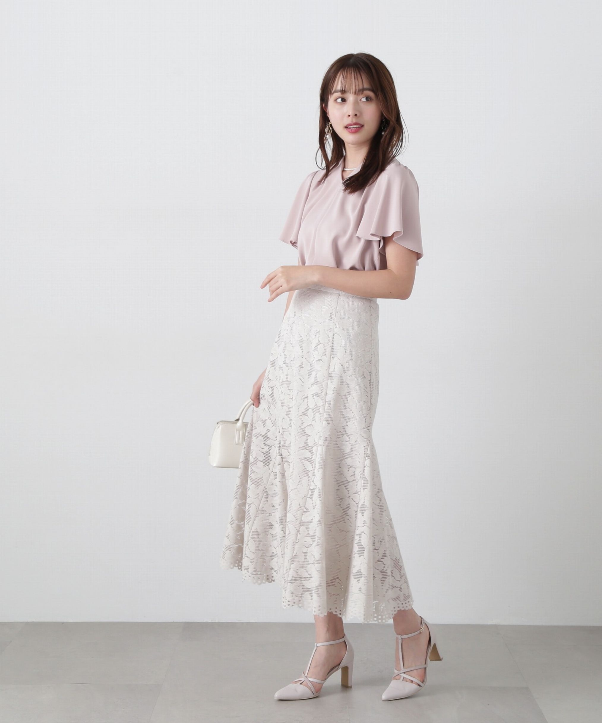 PROPORTION BODY DRESSING「パールポイントタックブラウス」|シャツ・ブラウス|