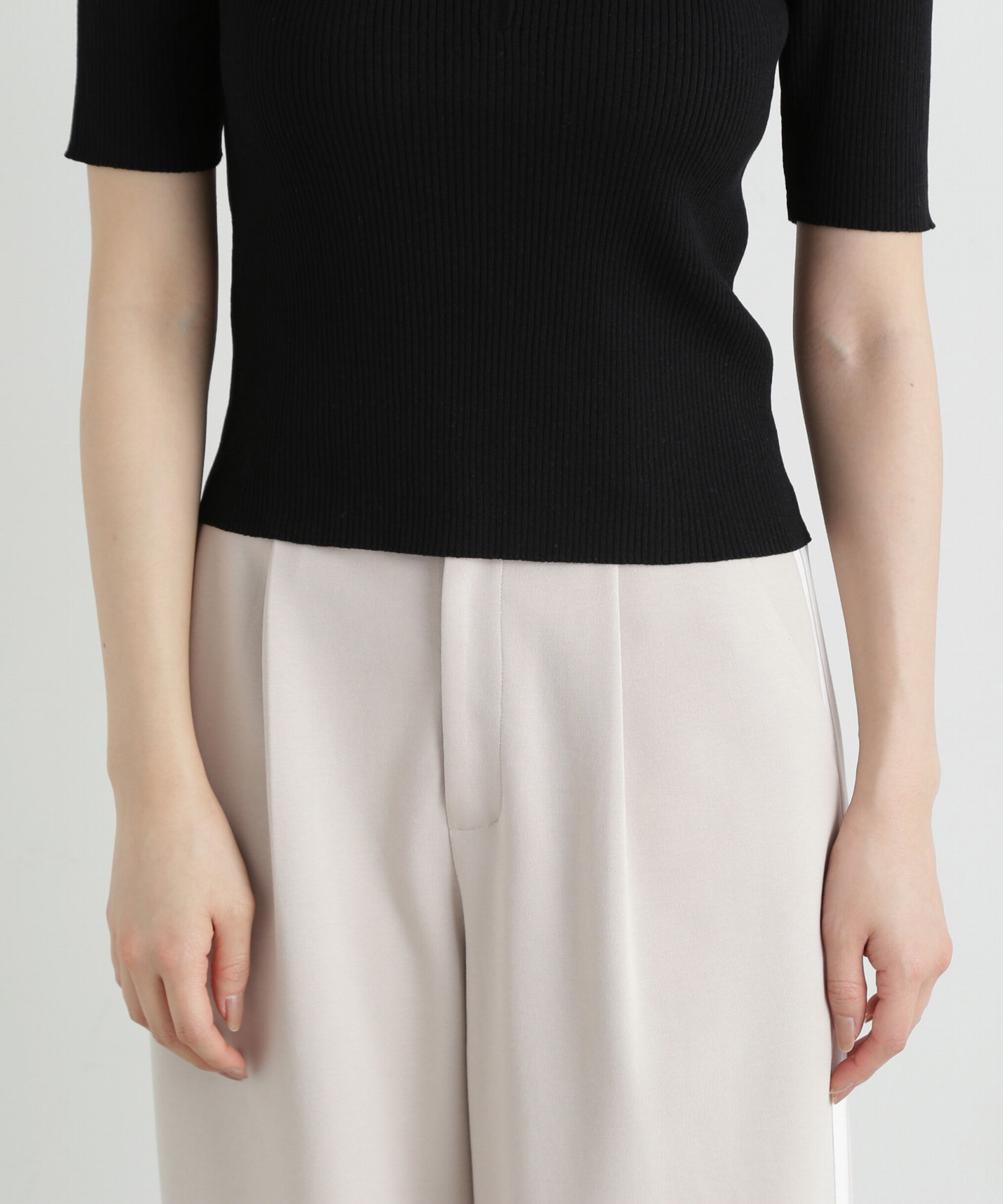 PROPORTION BODY DRESSING「ヘンリーネックニット」|ニット・セーター|