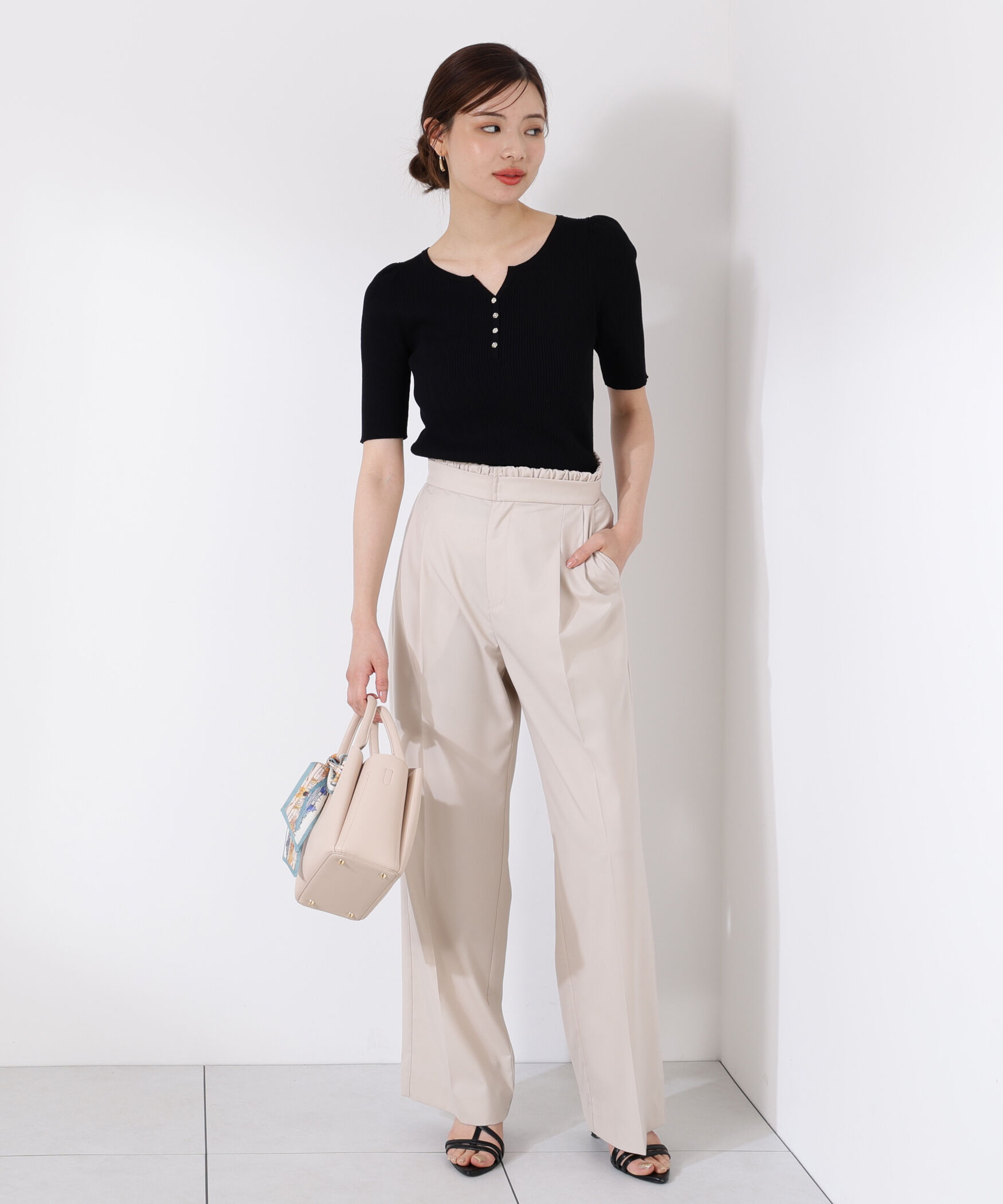 PROPORTION BODY DRESSING「ヘンリーネックニット」|ニット・セーター|