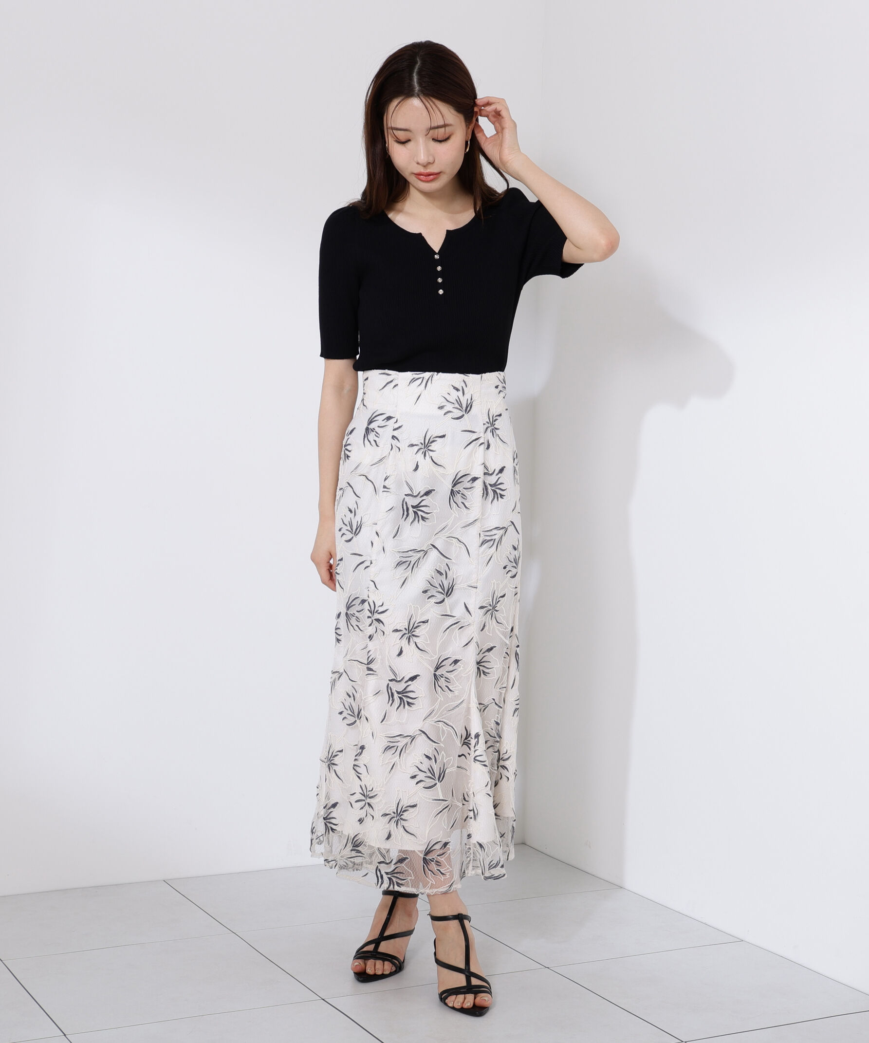 PROPORTION BODY DRESSING「ヘンリーネックニット」|ニット・セーター|