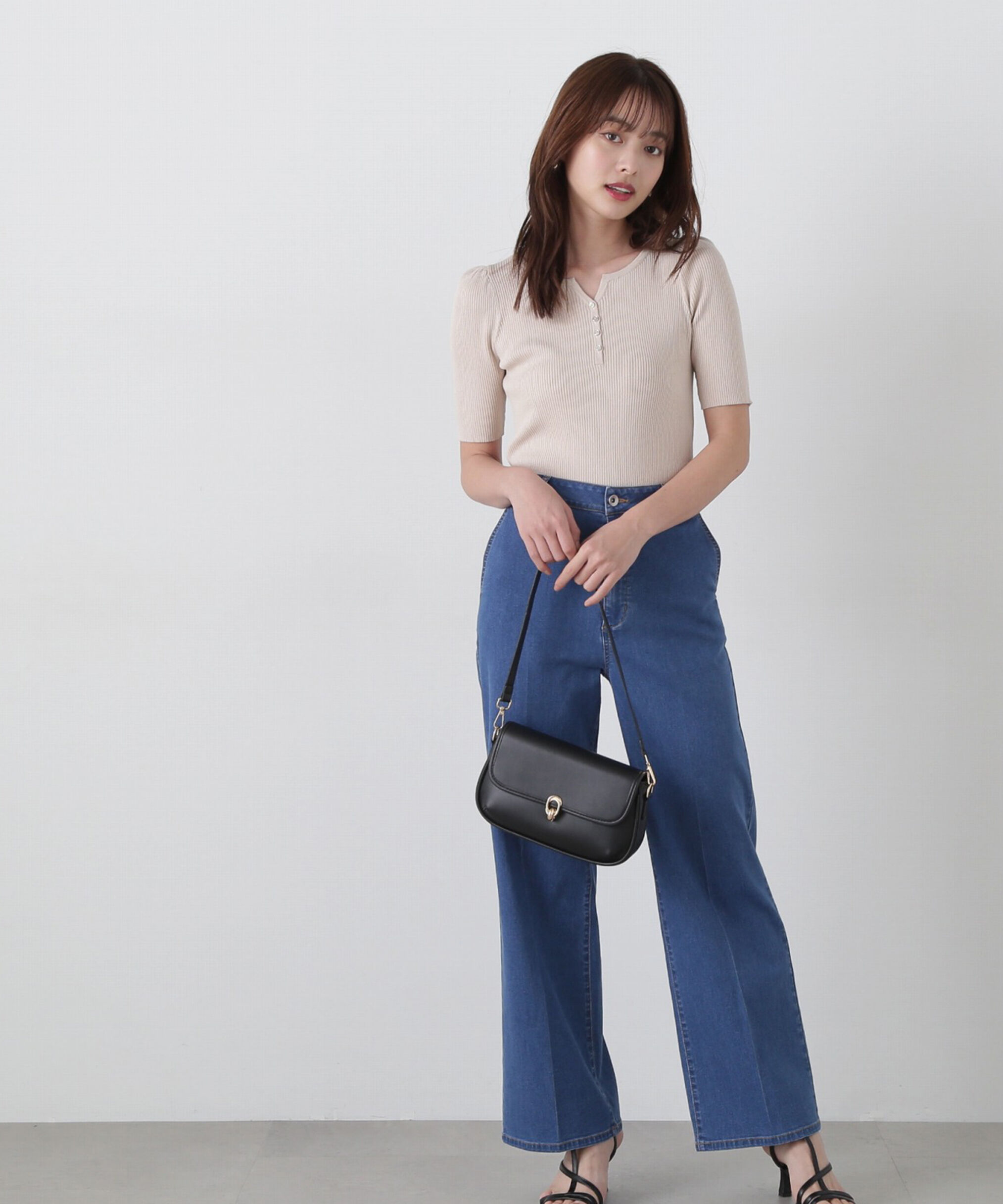 PROPORTION BODY DRESSING「ヘンリーネックニット」|ニット・セーター|