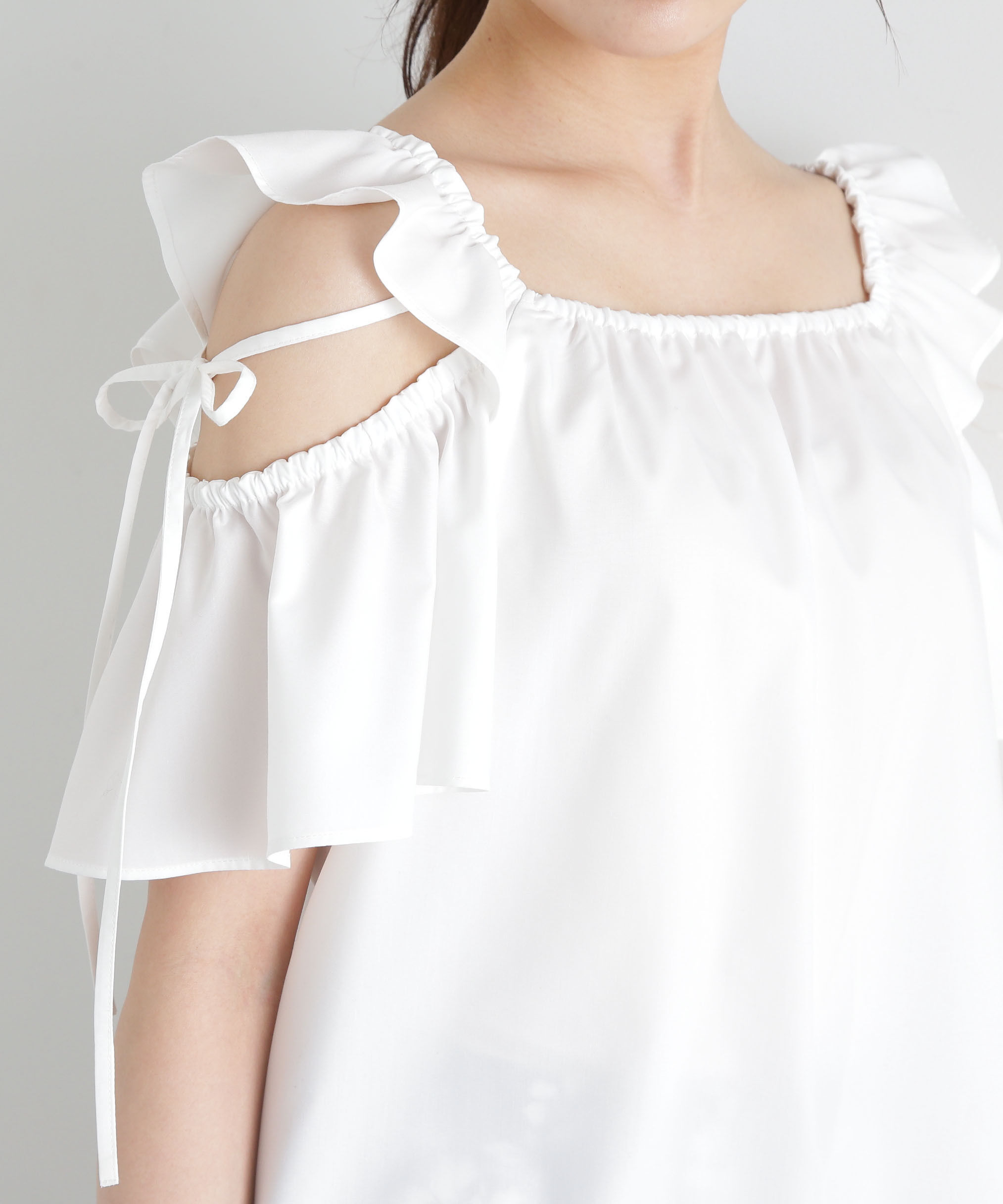 PROPORTION BODY DRESSING「フリルリボンブラウス」|シャツ・ブラウス|