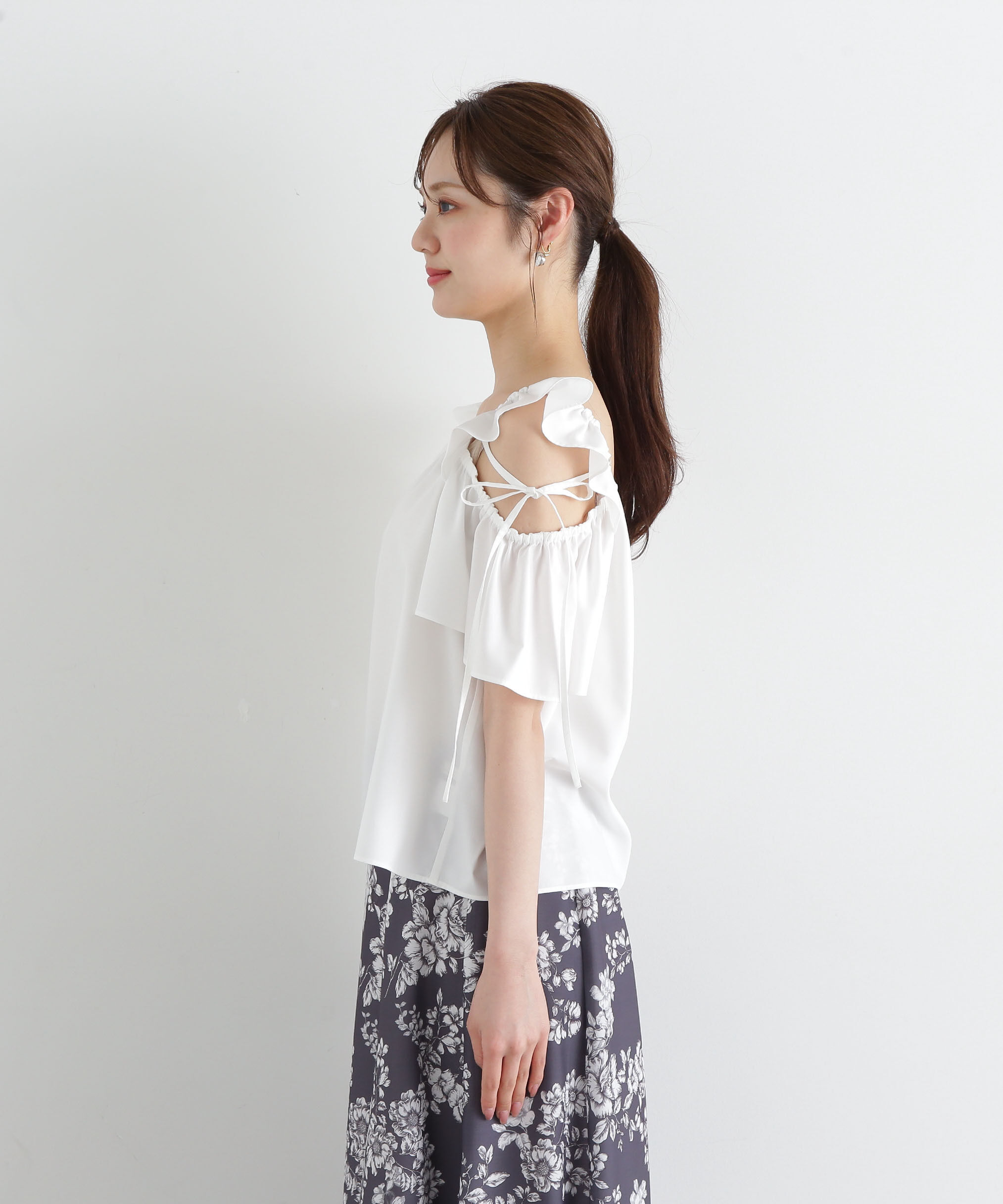PROPORTION BODY DRESSING「フリルリボンブラウス」|シャツ・ブラウス|