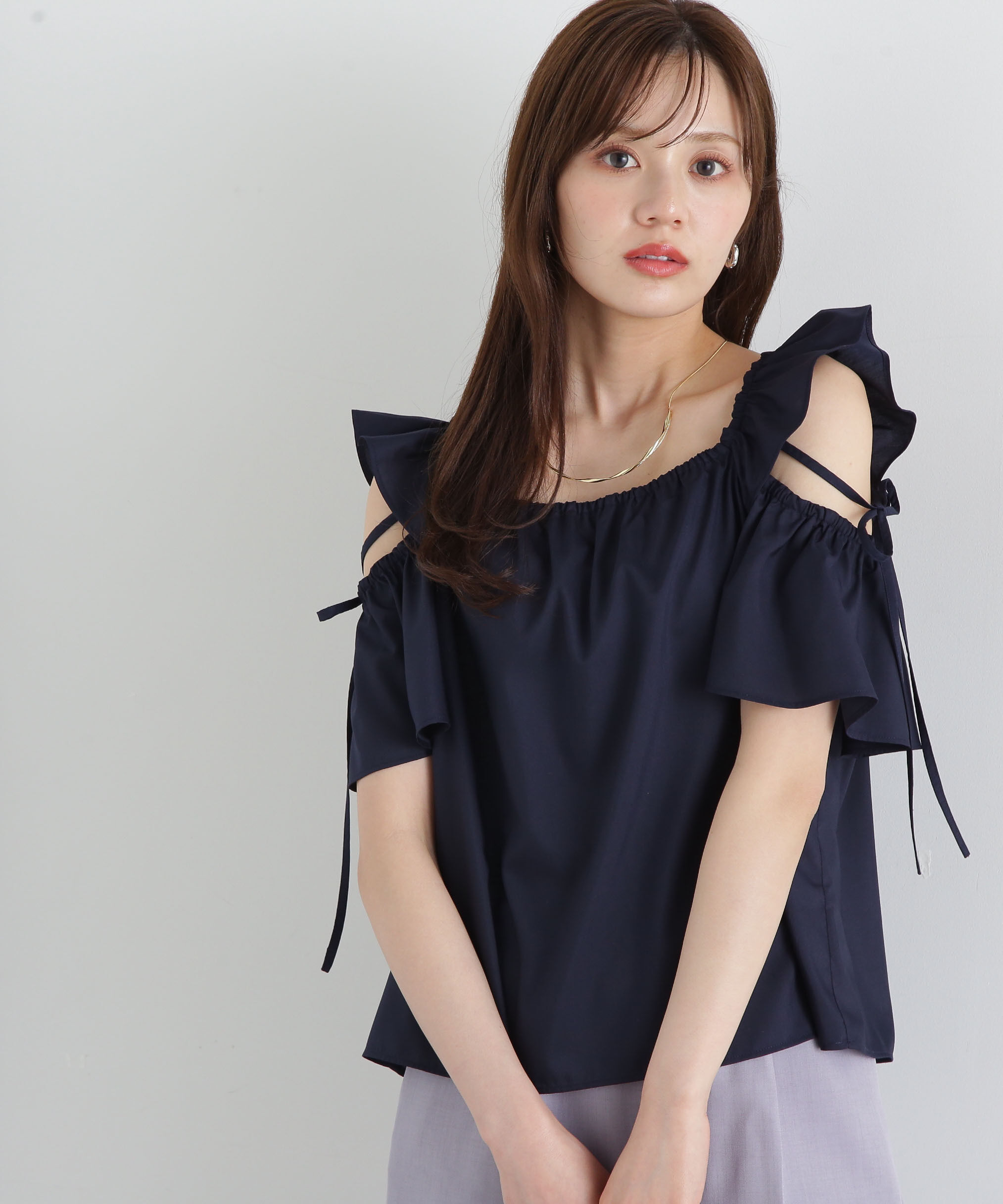 PROPORTION BODY DRESSING「フリルリボンブラウス」|シャツ・ブラウス|