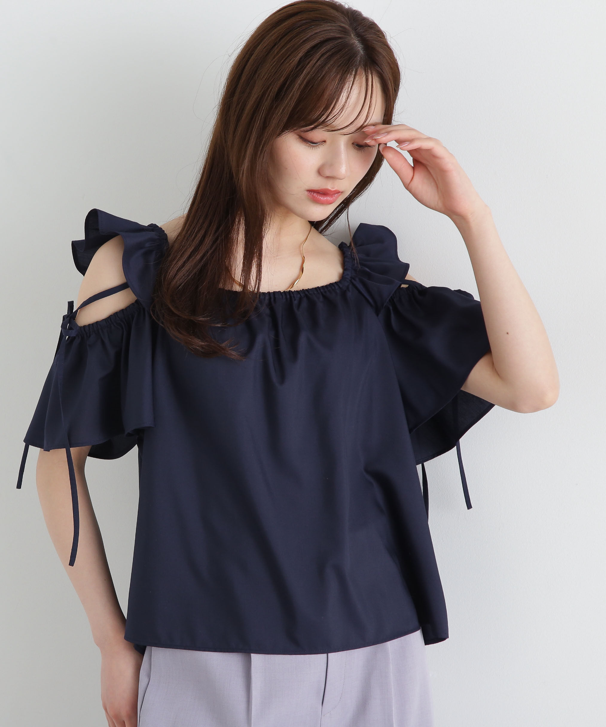 PROPORTION BODY DRESSING「フリルリボンブラウス」|シャツ・ブラウス|