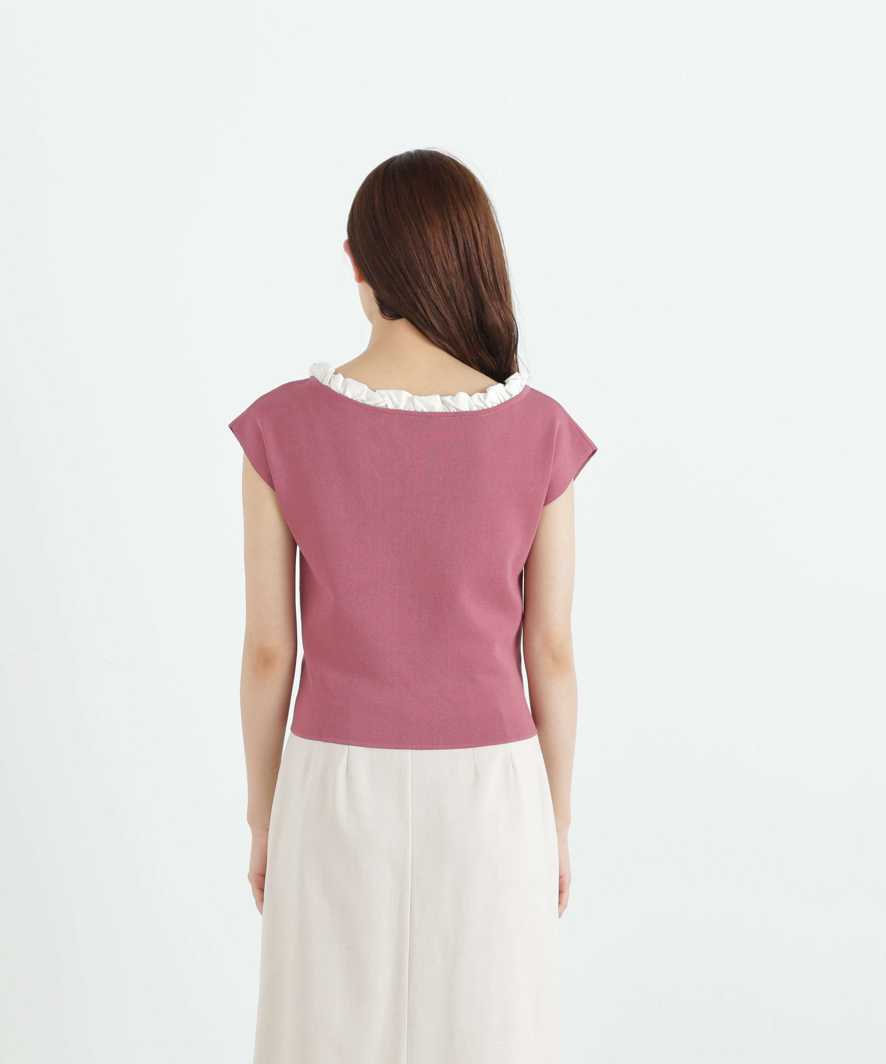 PROPORTION BODY DRESSING「フリル総針ニット」|ニット・セーター|