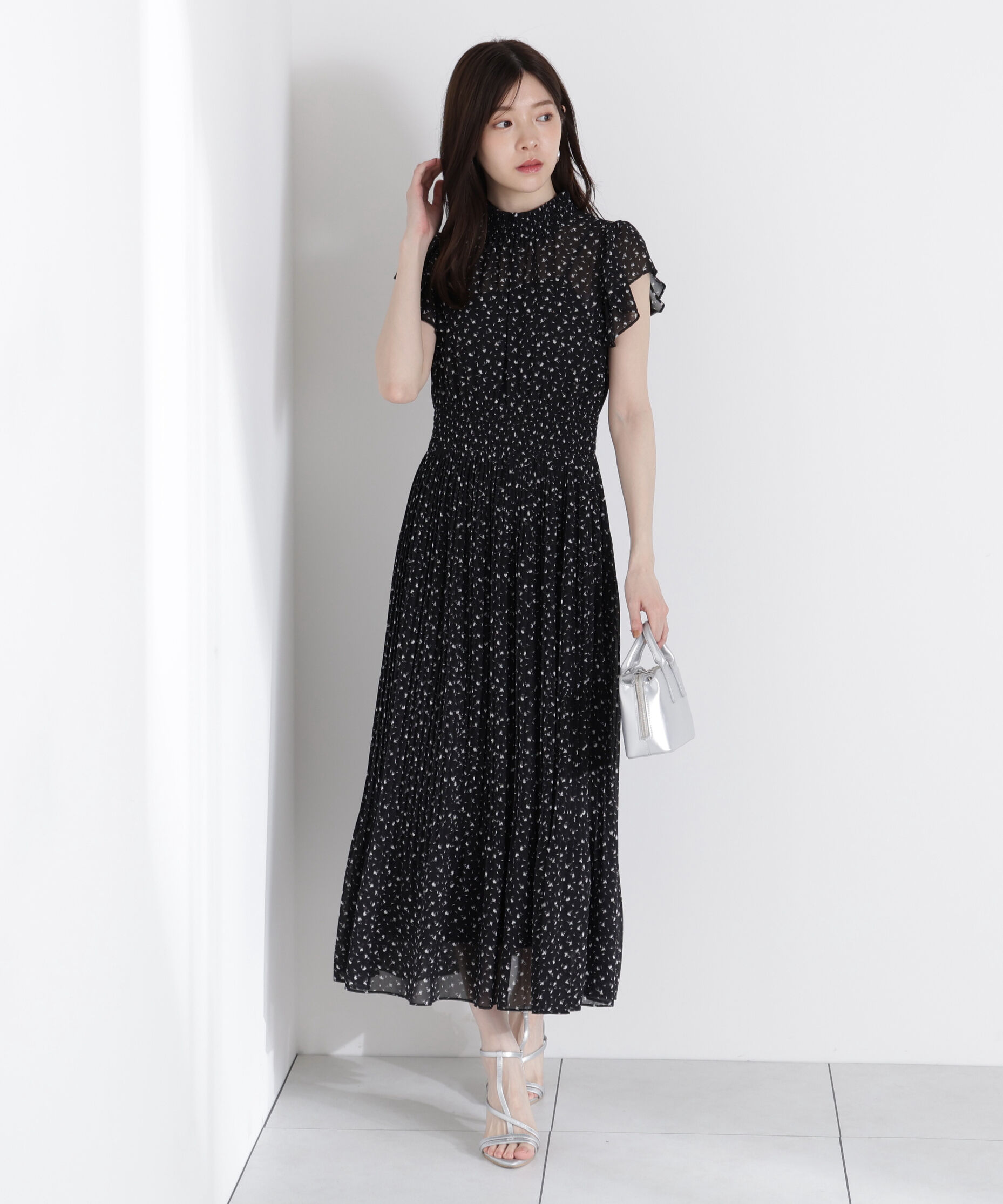 PROPORTION BODY DRESSING「シフォン楊柳プリーツワンピース」|ワンピース|