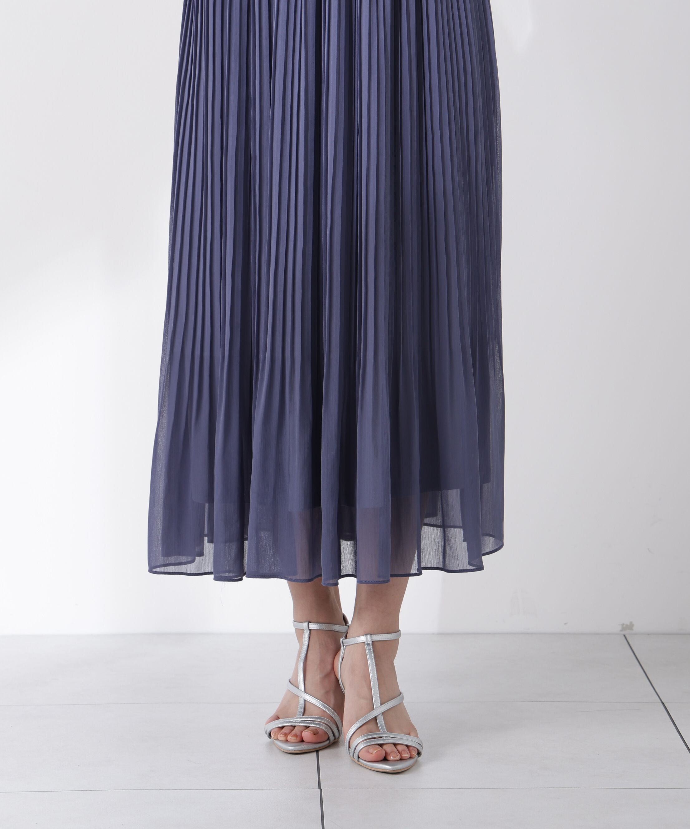 PROPORTION BODY DRESSING「シフォン楊柳プリーツワンピース」|ワンピース|