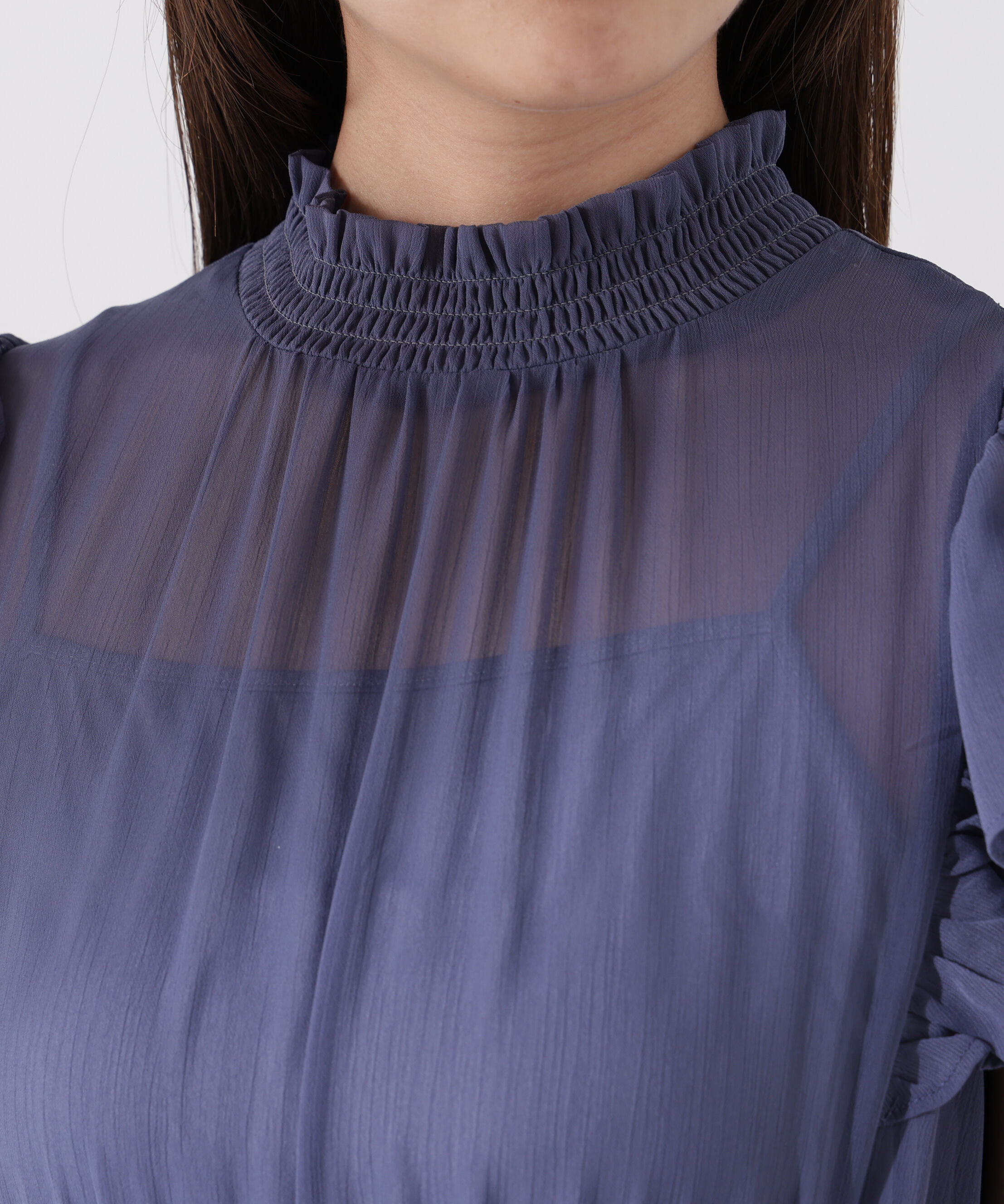 PROPORTION BODY DRESSING「シフォン楊柳プリーツワンピース」|ワンピース|