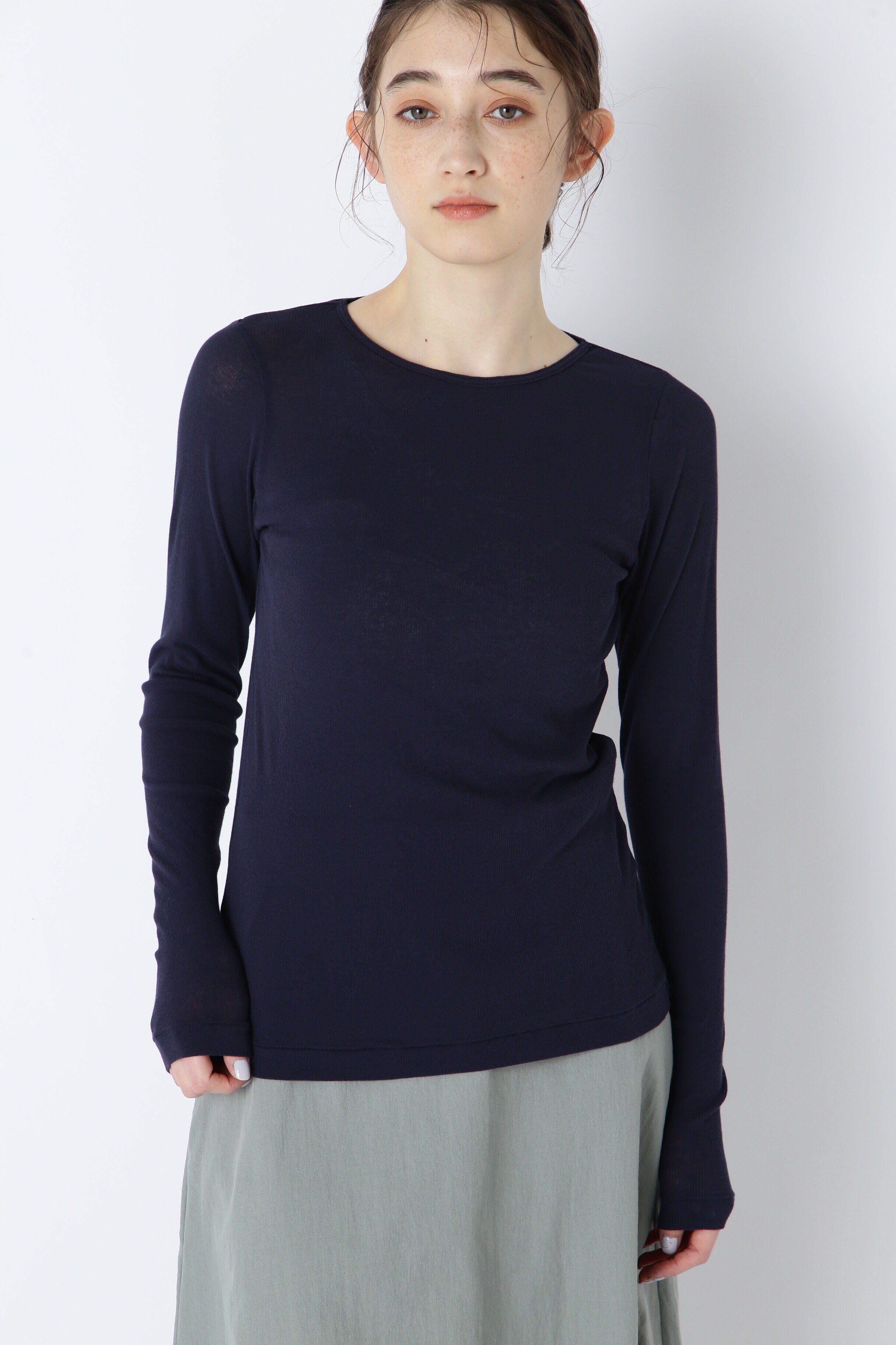  「シアークルーカットソー」|Tシャツ・カットソー|ネイビー