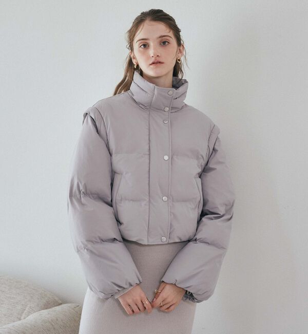 archives「２ｗａｙショート中綿ブルゾン」|ダウン|