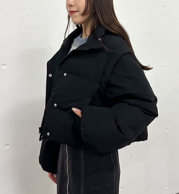 archives「２ｗａｙショート中綿ブルゾン」|ダウン|