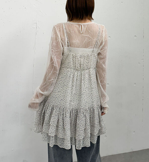 archives「フリルティアードミニキャミワンピース」|チュニック|