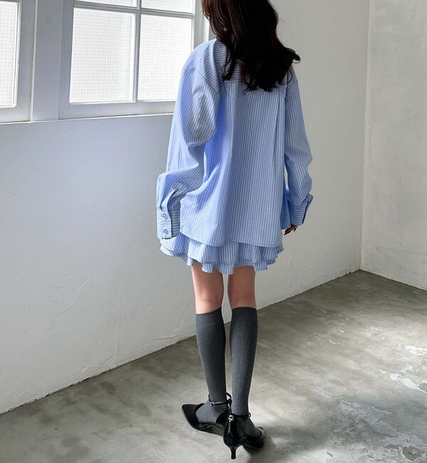 archives「&rsquo;【ＳＥＴＵＰ対応】フレアシャツミニスカート」|スカート|