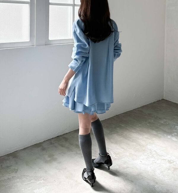 archives「&rsquo;【ＳＥＴＵＰ対応】フレアシャツミニスカート」|スカート|