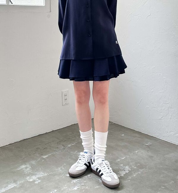 archives「&rsquo;【ＳＥＴＵＰ対応】フレアシャツミニスカート」|スカート|NAVY