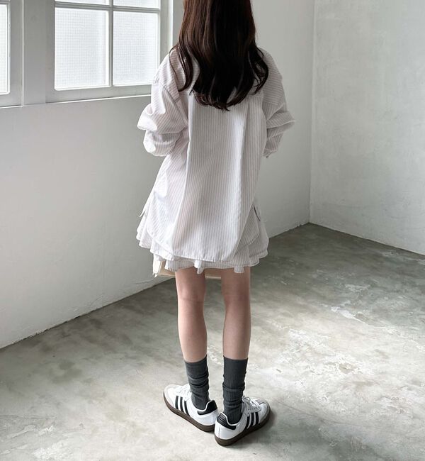 archives「&rsquo;【ＳＥＴＵＰ対応】フレアシャツミニスカート」|スカート|