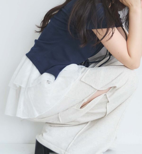 archives「レイヤードレースラッフルミニスカート」|スカート|