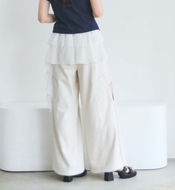 archives「レイヤードレースラッフルミニスカート」|スカート|