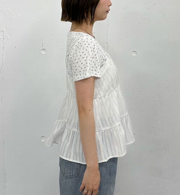 archives「花柄針抜きカットＴＯＰＳ&times;からみ刺繍フレアキャミＳＥＴ」|カーディガン|