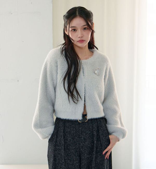 archives「【ＳＥＴＵＰ対応ダブルフェイスフェザーニットカーディガン】」|カーディガン|