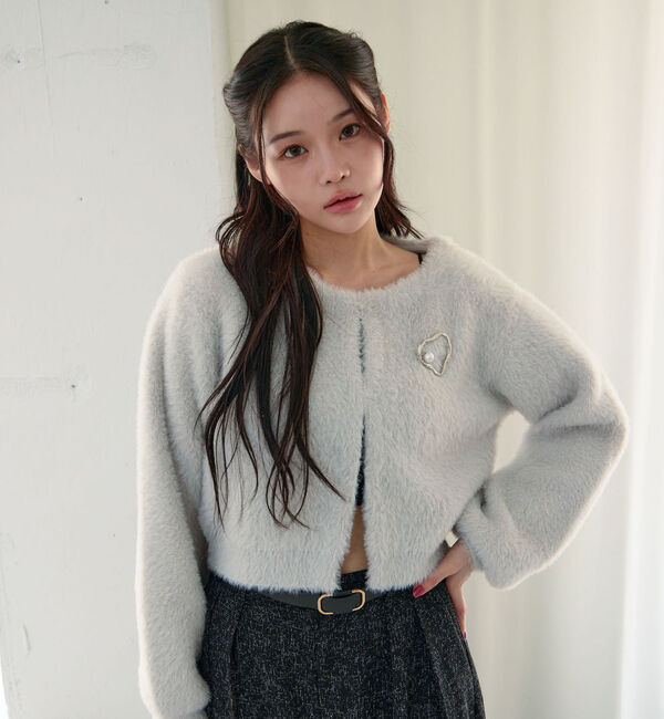 archives「【ＳＥＴＵＰ対応ダブルフェイスフェザーニットカーディガン】」|カーディガン|